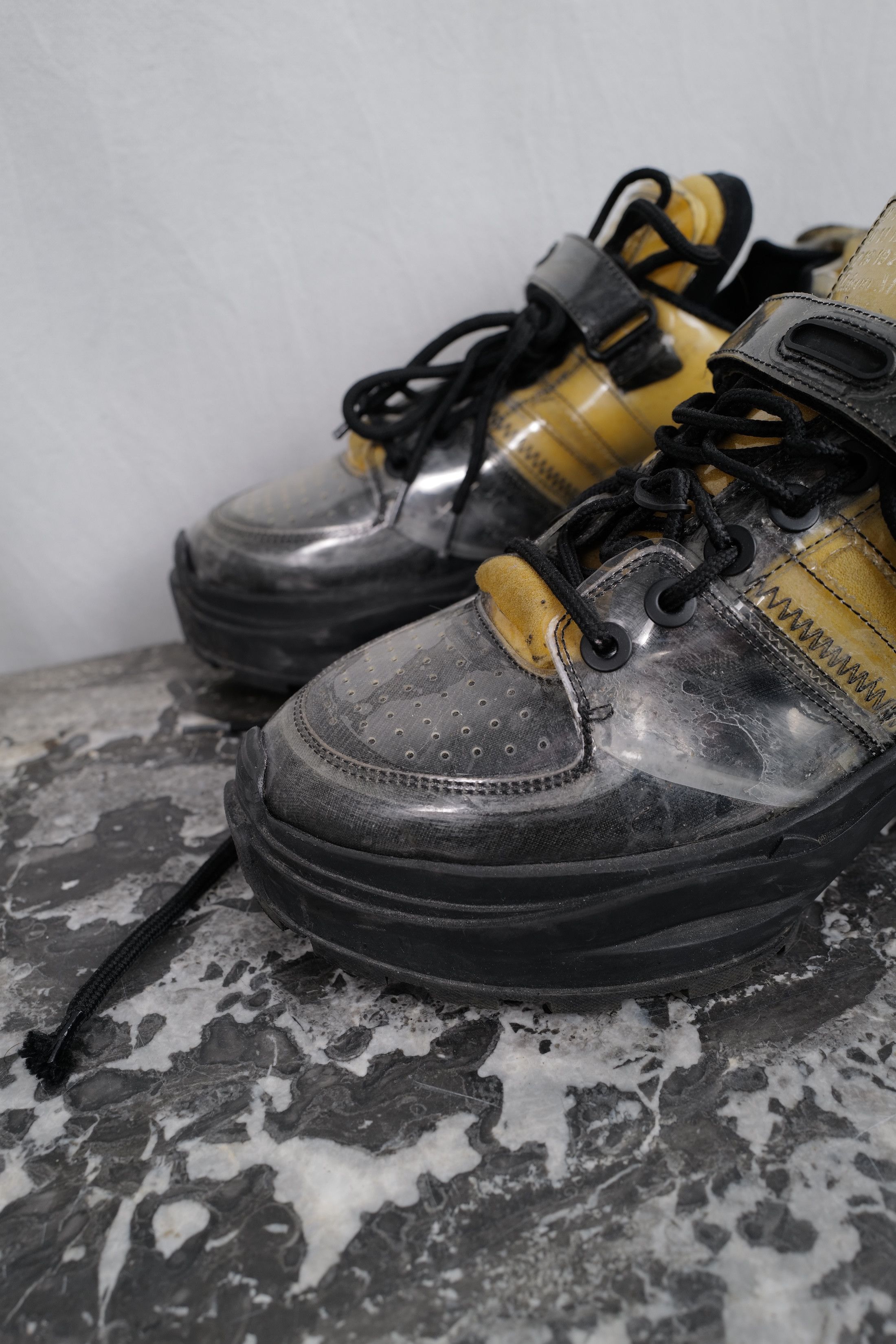 Maison Margiela Maison Margiela PVC Clear Retro Fit Chunky Sole Sneaker Size US 8 / EU 41 - 5 Thumbnail