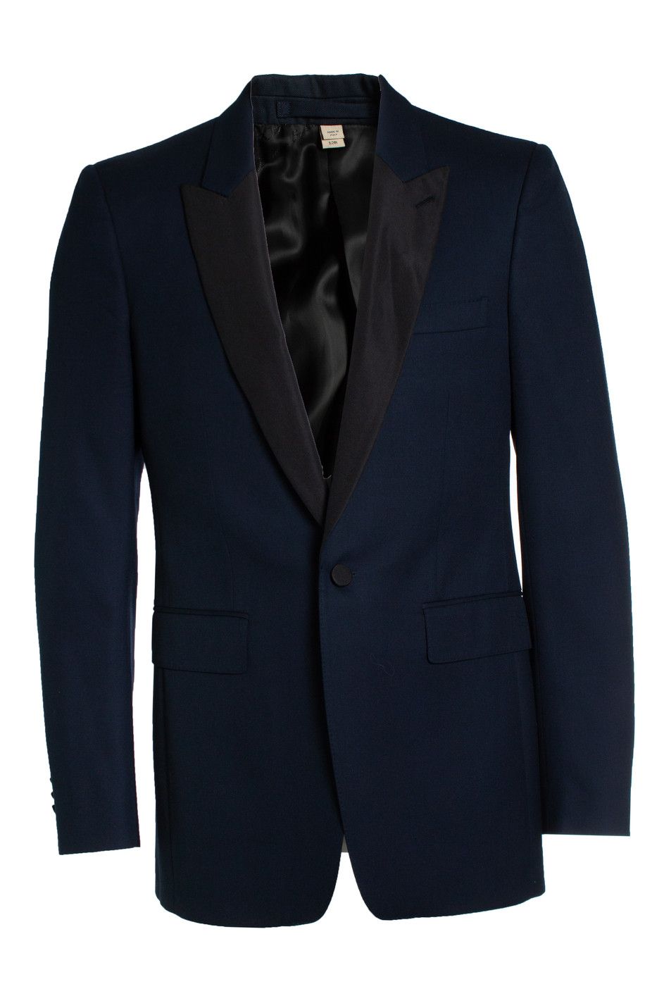 Burberry Burberry, blazer in navy with black collar Size 52R - 1 Thumbnail