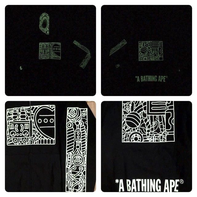 Bape 💫Glow in the dark💫 BAPE × Astro Boy full zip hoodie APE Size US M / EU 48-50 / 2 - 2 Thumbnail