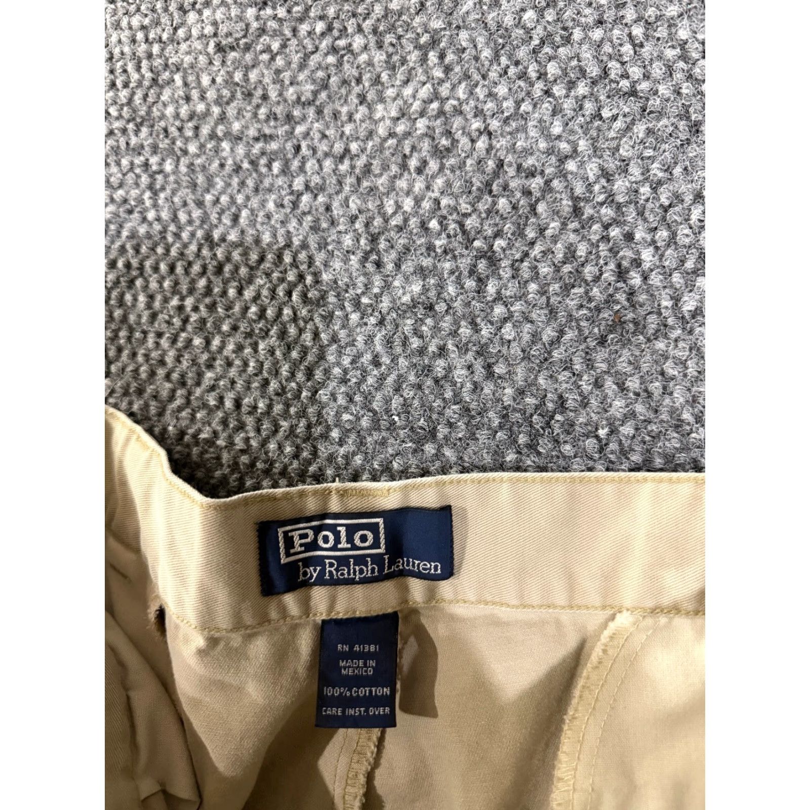 Polo Ralph Lauren VINTAGE Polo Ralph Lauren Pants Mens 38x30 Khaki Chino Straight Leg Casual Classic Size US M / EU 48-50 / 2 - 5 Thumbnail