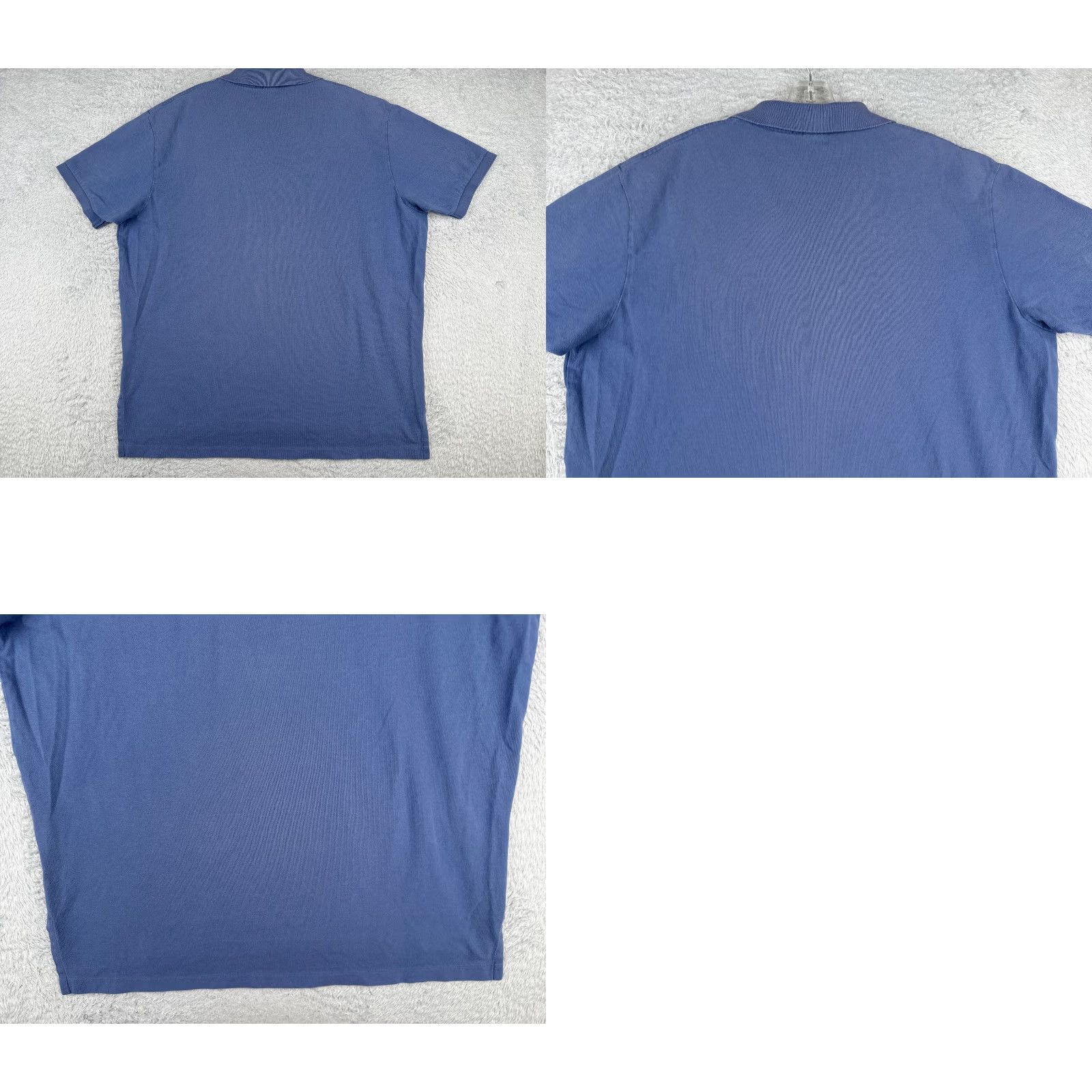 Ralph Lauren VINTAGE Ralph Lauren Polo Shirt Men 2XL Blue Short Sleeve 100% Cotton Slim Logo Embroidered Size US XXL / EU 58 / 5 - 9 Thumbnail