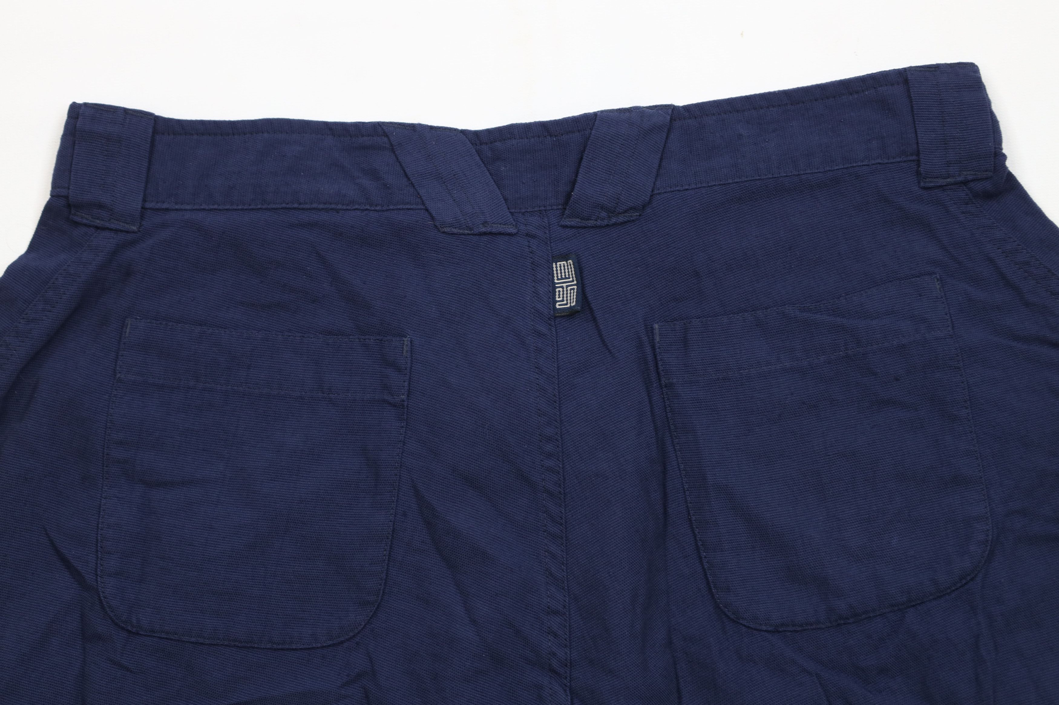 Nike Vintage Y2K Nike Button Fly Baggy Fit Cargo Shorts Navy Blue Size US 34 / EU 50 - 9 Thumbnail