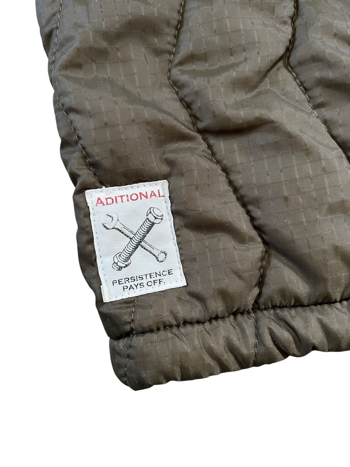 Vintage Vintage 90s German Army Quilted Jacket Rebuilt By Adition Size US XL / EU 56 / 4 - 7 Thumbnail