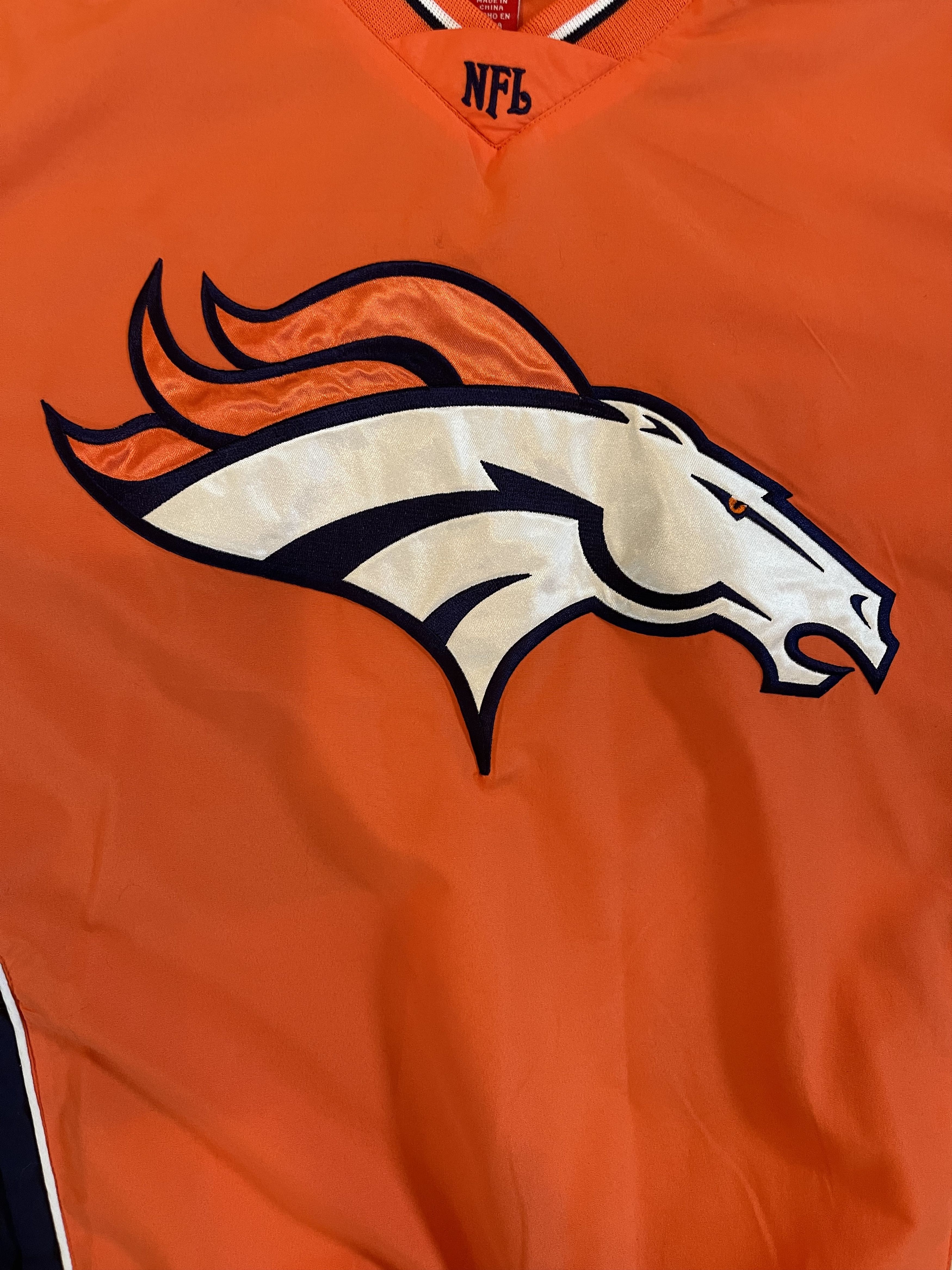 NFL Vintage Y2K Denver Broncos Logo Windbreaker Size US L / EU 52-54 / 3 - 3 Thumbnail