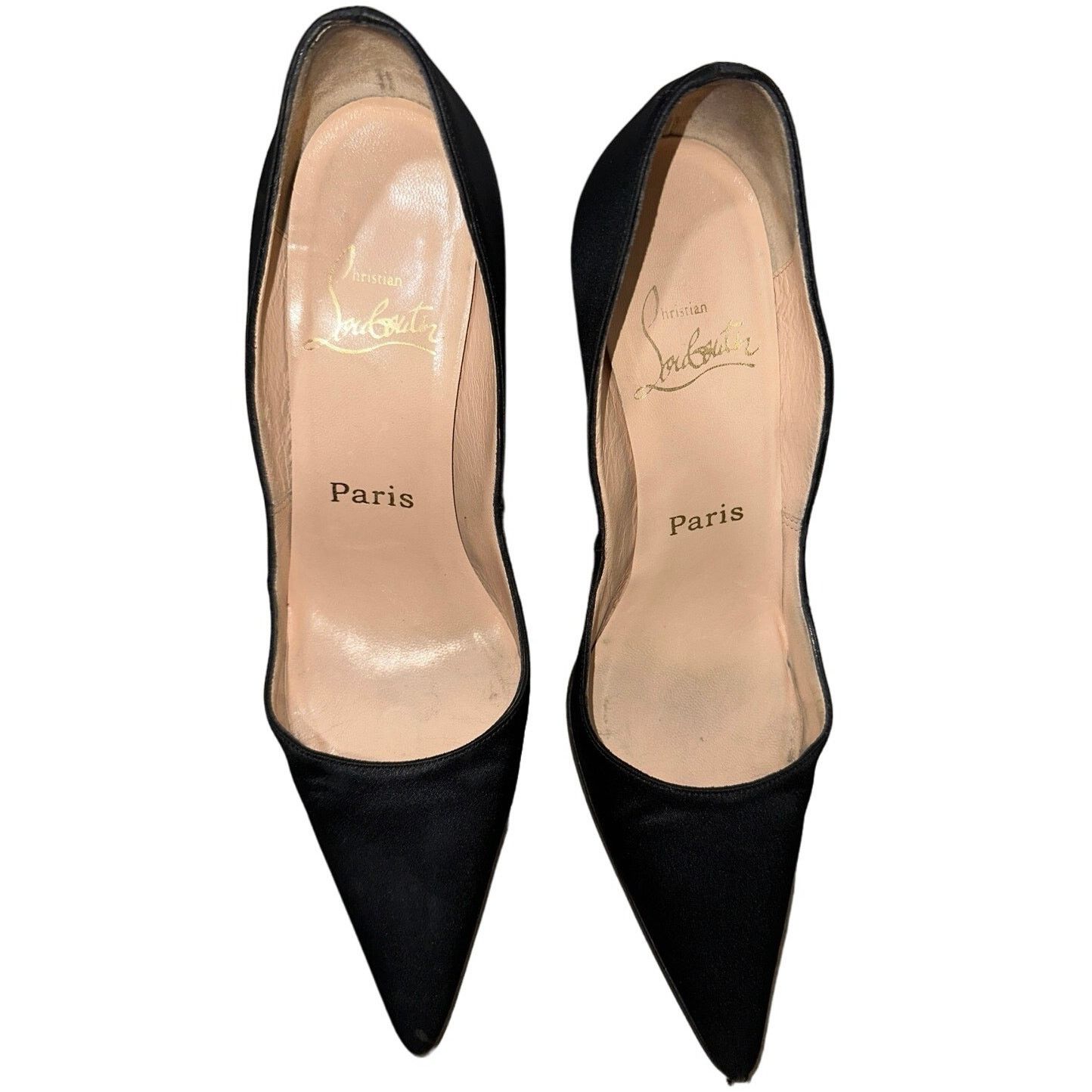 Christian Louboutin Christian Louboutin Satin Pumps Size 35 Women 4.5 Red Bottom Size US 4.5 / IT 34.5 - 3 Thumbnail