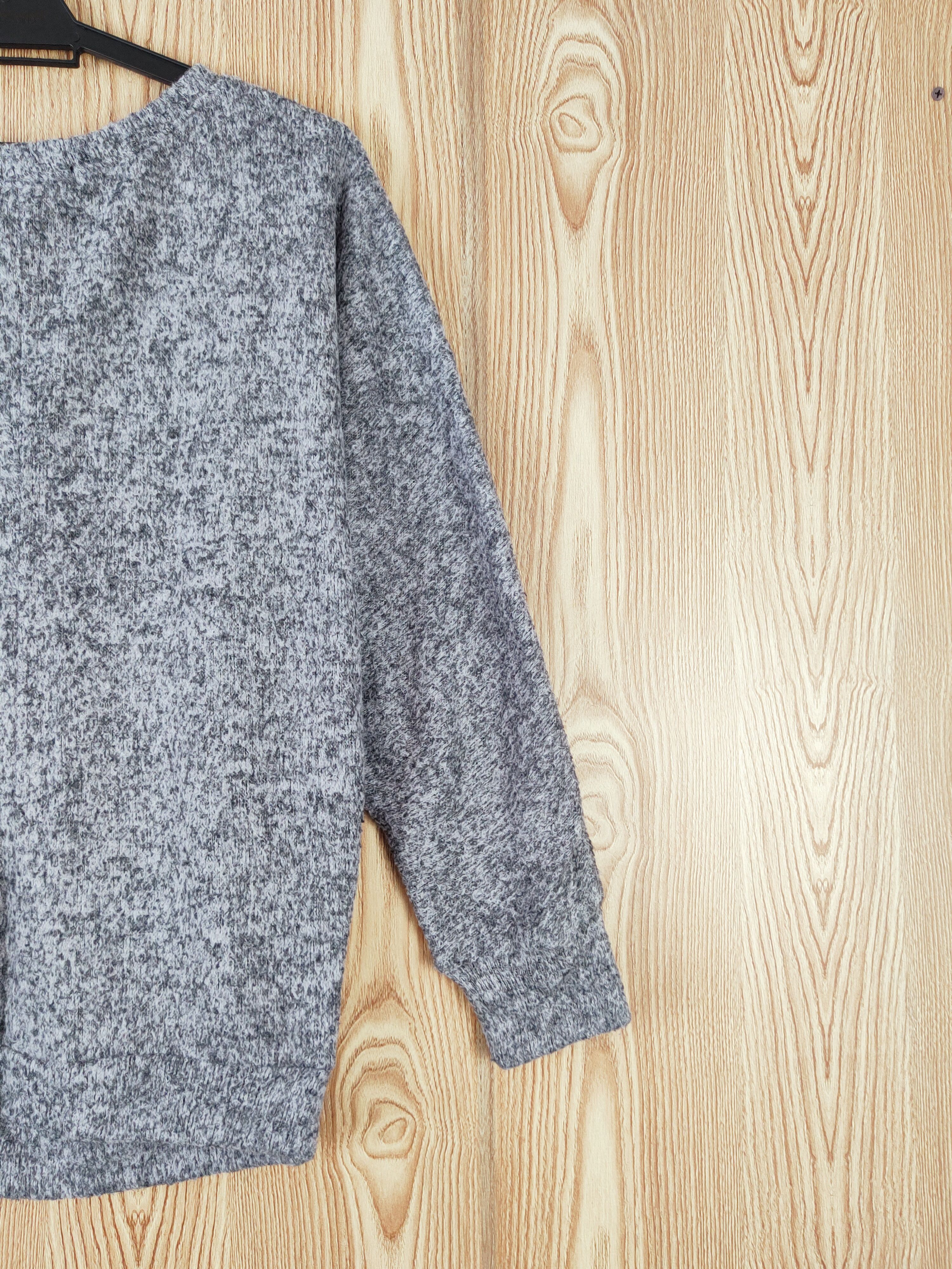 Homespun Knitwear × Japanese Brand × Vintage Cecil McBee Gray Knitwear Sweatshirts #W879 Size M / US 6-8 / IT 42-44 - 9 Thumbnail