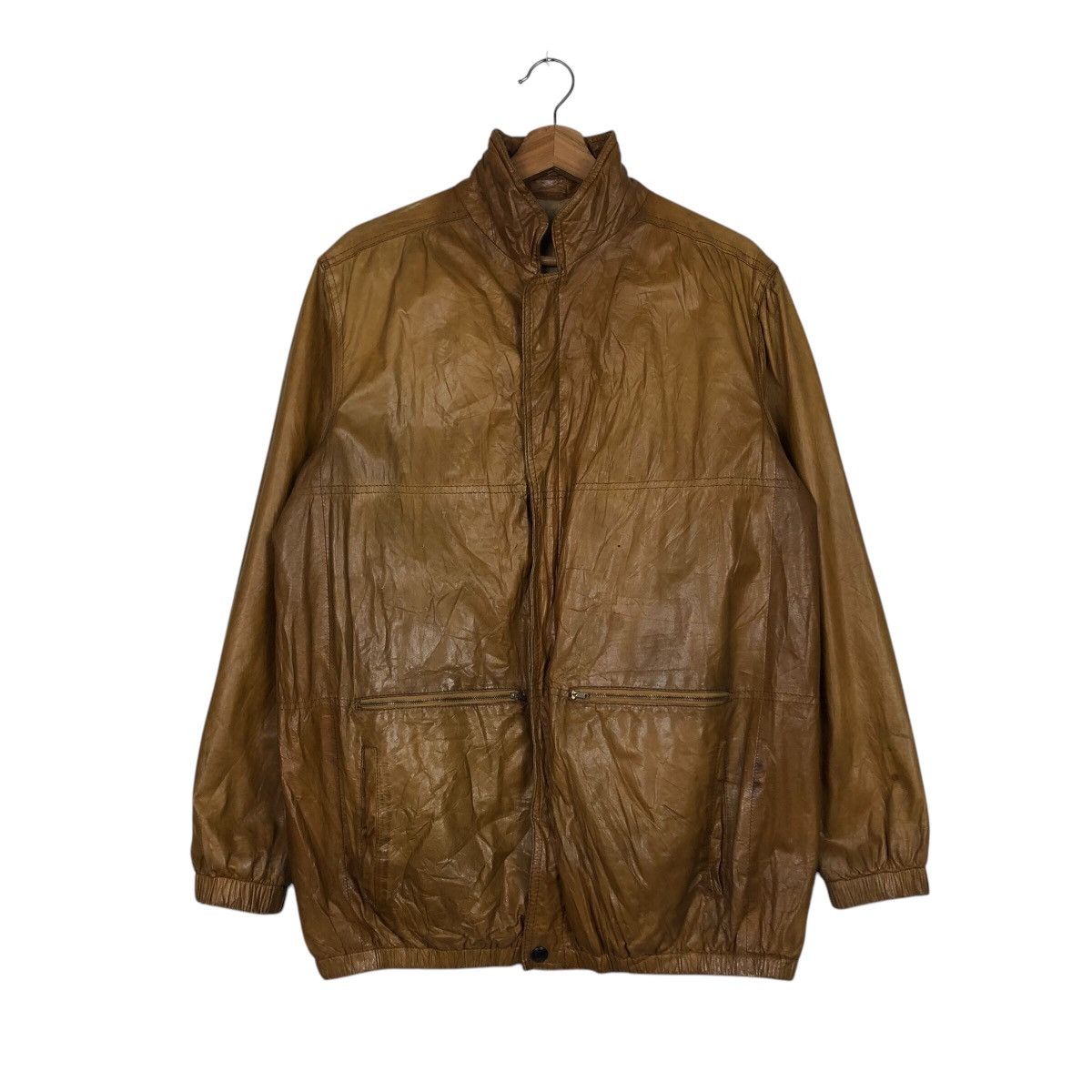 Japanese Brand × Vintage 📌Vintage Biker Leather Jacket Bleriot Size US L / EU 52-54 / 3 - 2 Thumbnail
