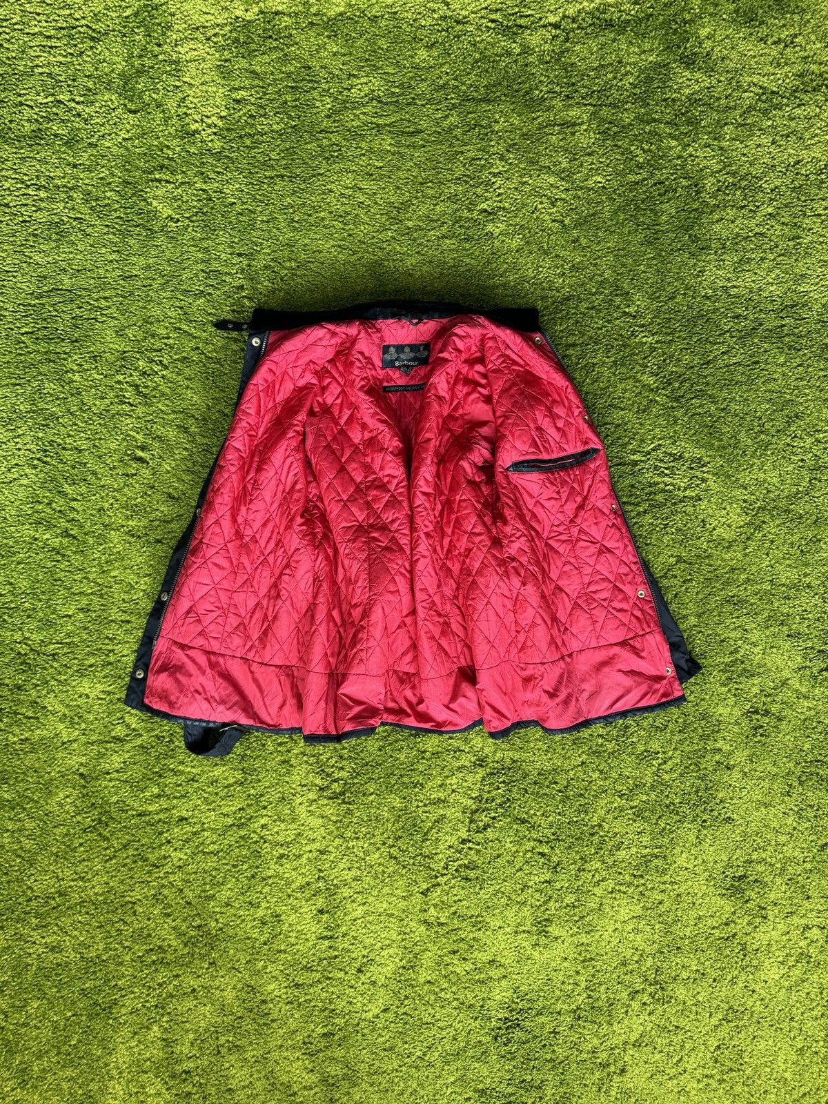 Barbour × Designer Barbour International nylon belted jacket Size XL / US 12-14 / IT 48-50 - 3 Thumbnail