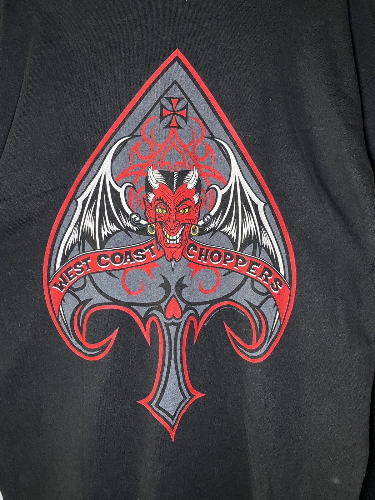 West Coast Choppers Devil longsleeve t Shirt XL vintage
