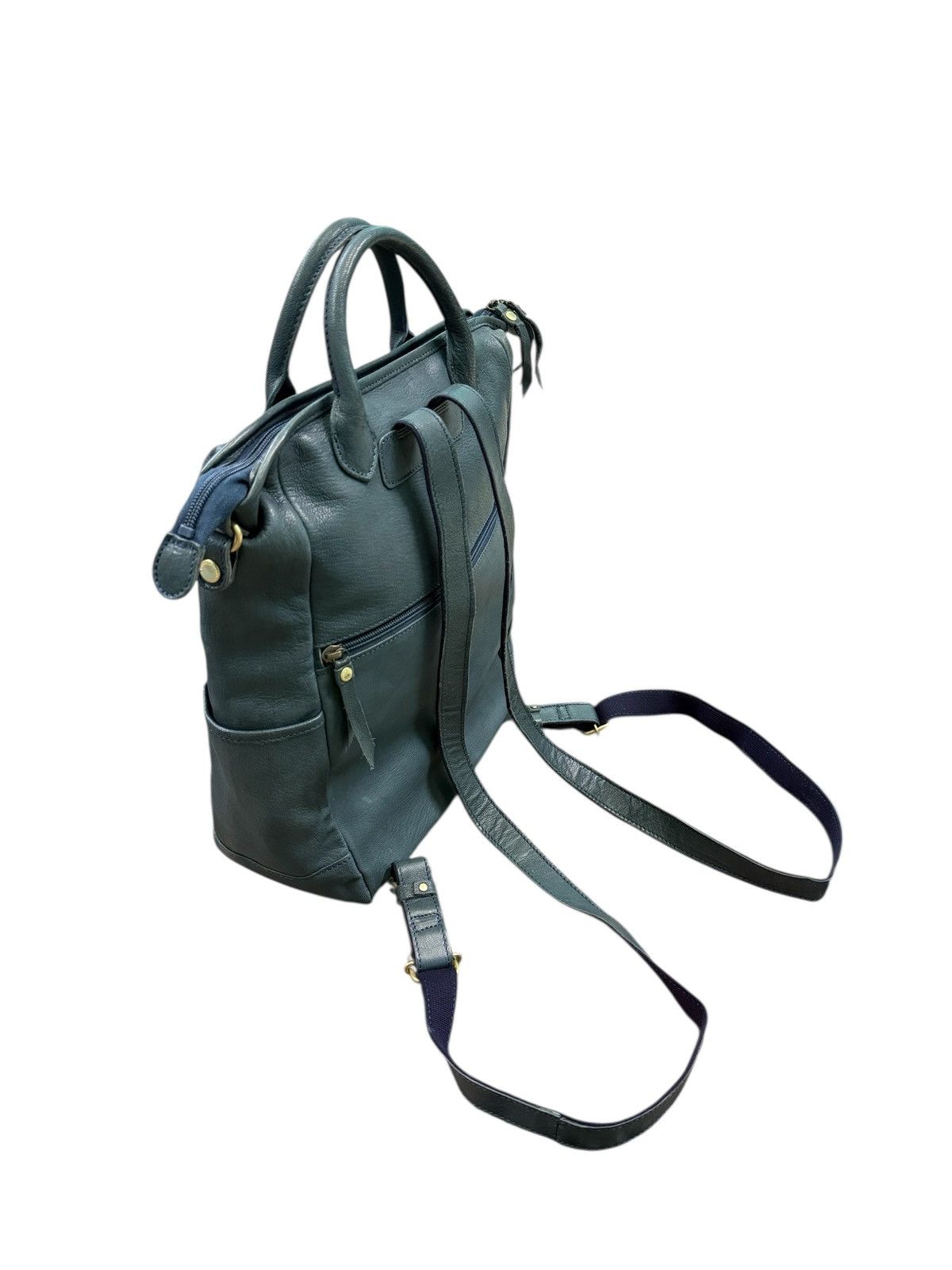 Japanese Brand KISSORA LEATHER BACKPACK Size ONE SIZE - 8 Thumbnail