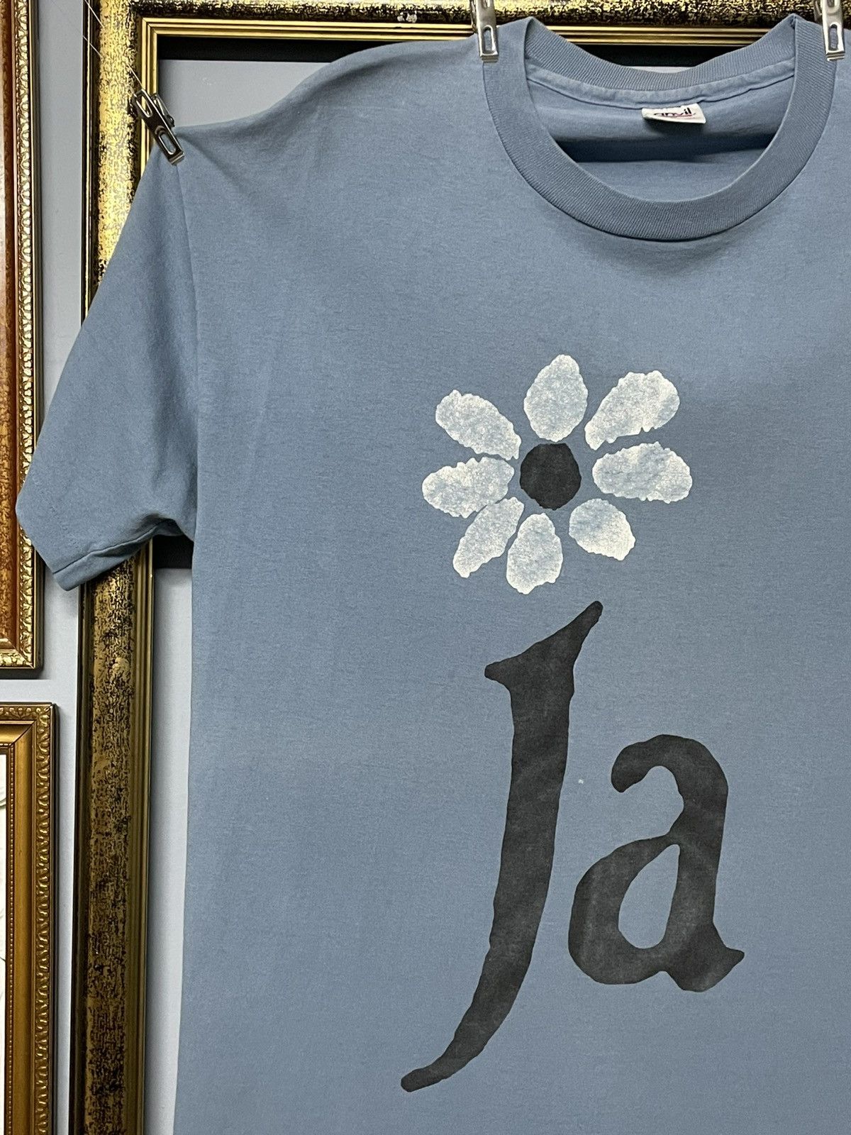 Vintage Vintage 1992 James Laid Art Flower Single Stitch Faded Tee Size US XL / EU 56 / 4 - 3 Thumbnail