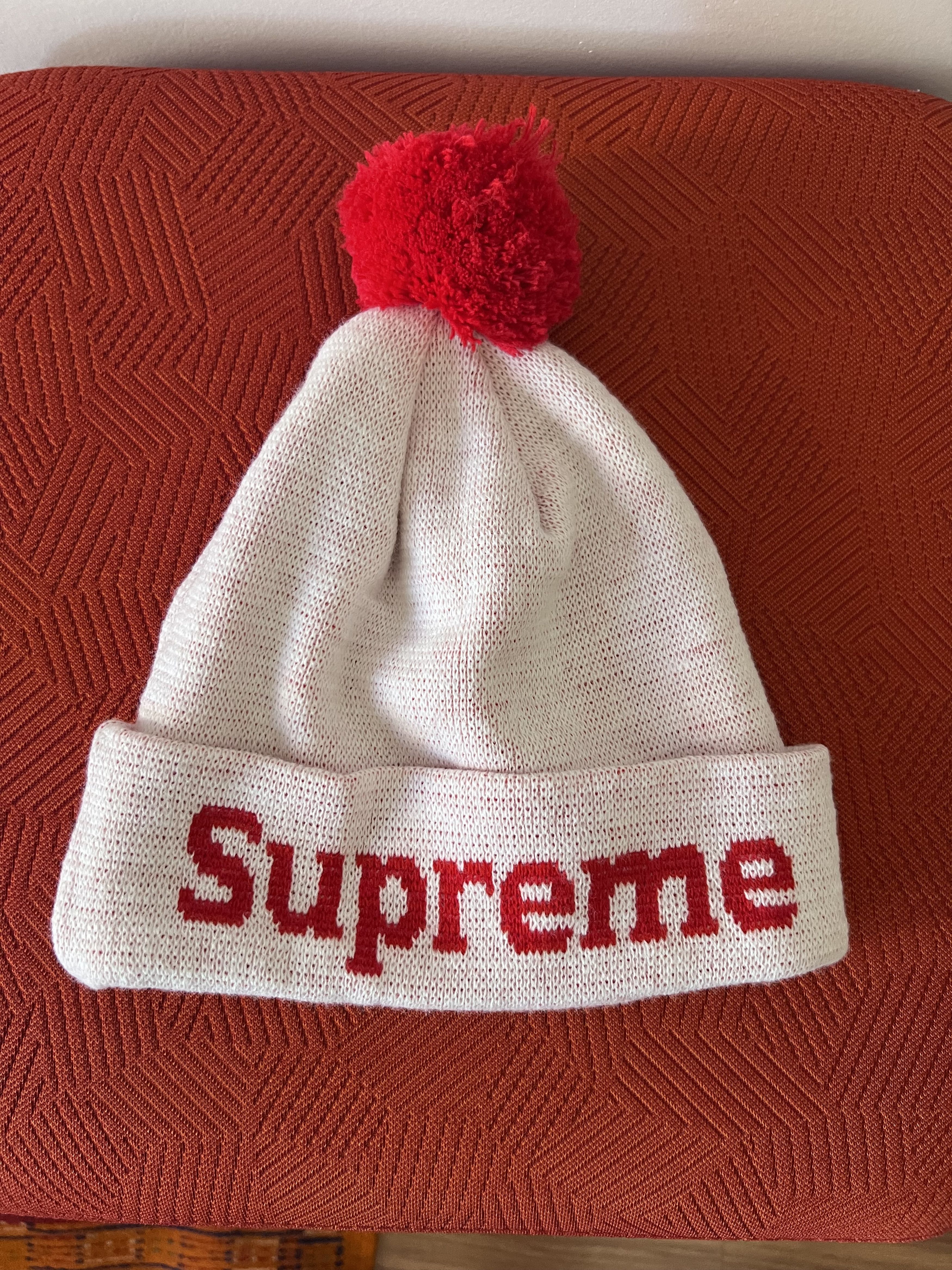 Supreme Soda Beanie from FW14 in White