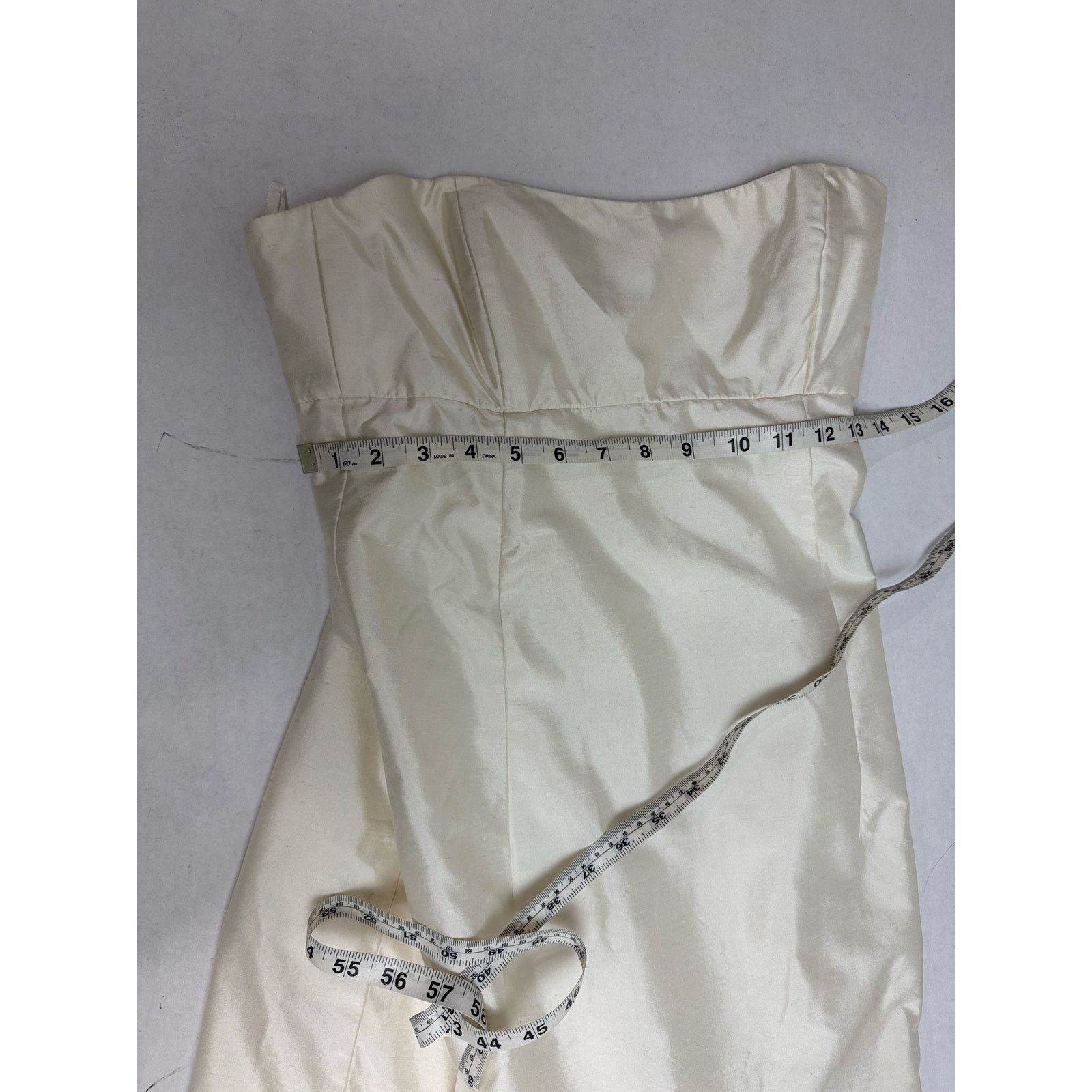 Other Jenny Yoo Wedding Dress Fit Flare 100% Silk Strapless 2 Size XS / US 0-2 / IT 36-38 - 5 Thumbnail