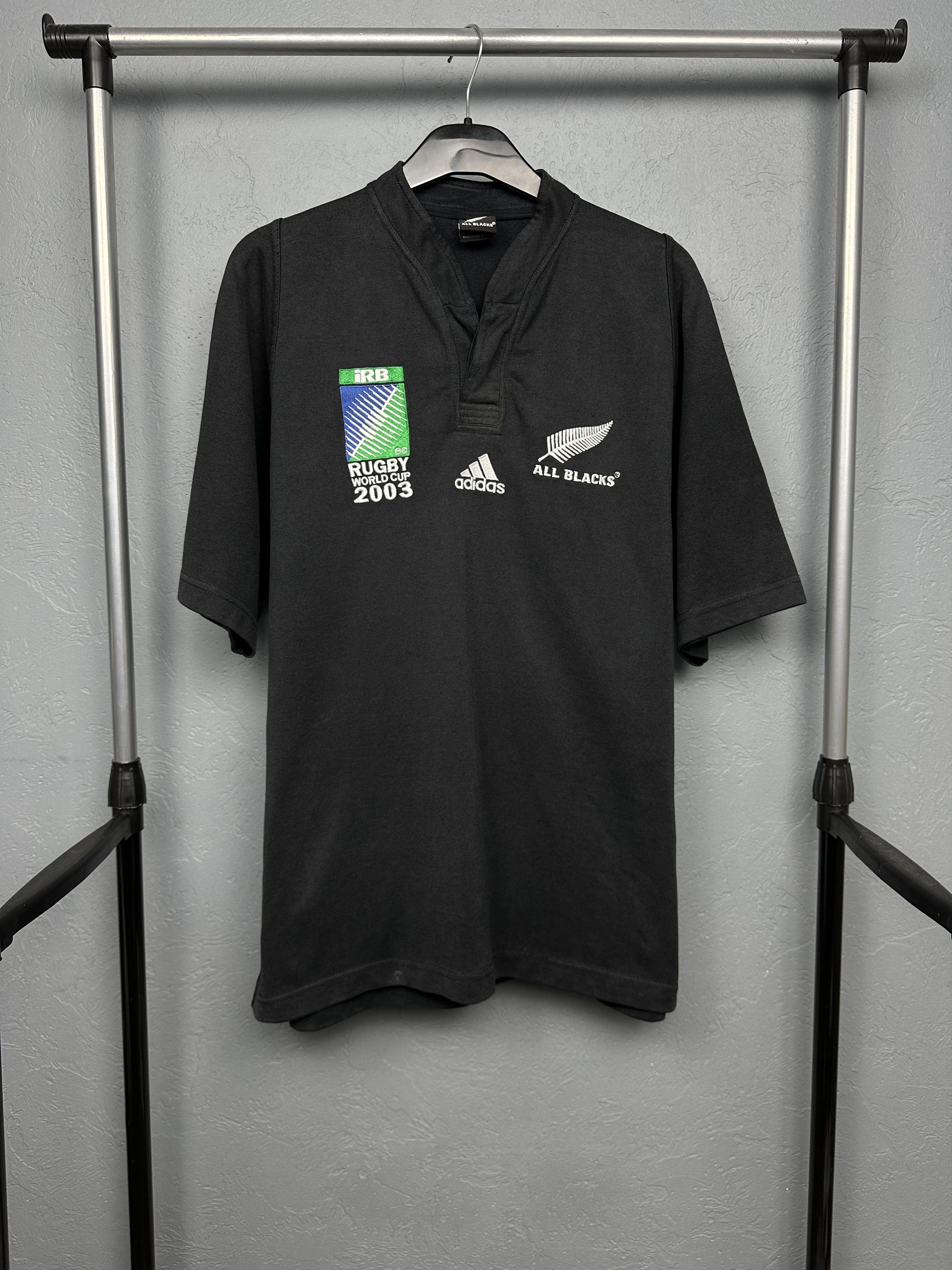 Adidas New Zealand Adidas All Blacks 2003 Rugby Jersey T-Shirt Size US L / EU 52-54 / 3 - 1 Thumbnail