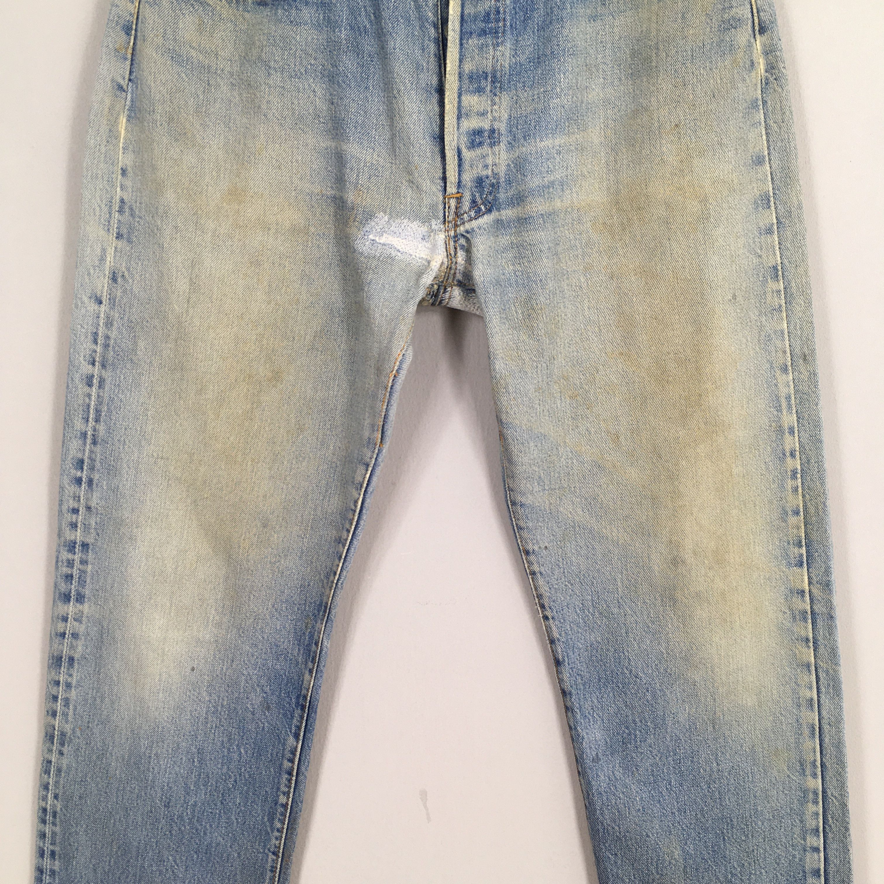 Levi's Size 31x29 Vintage 70s Levi's 501 Selvedge Jeans S1901 Size US 31 - 3 Thumbnail