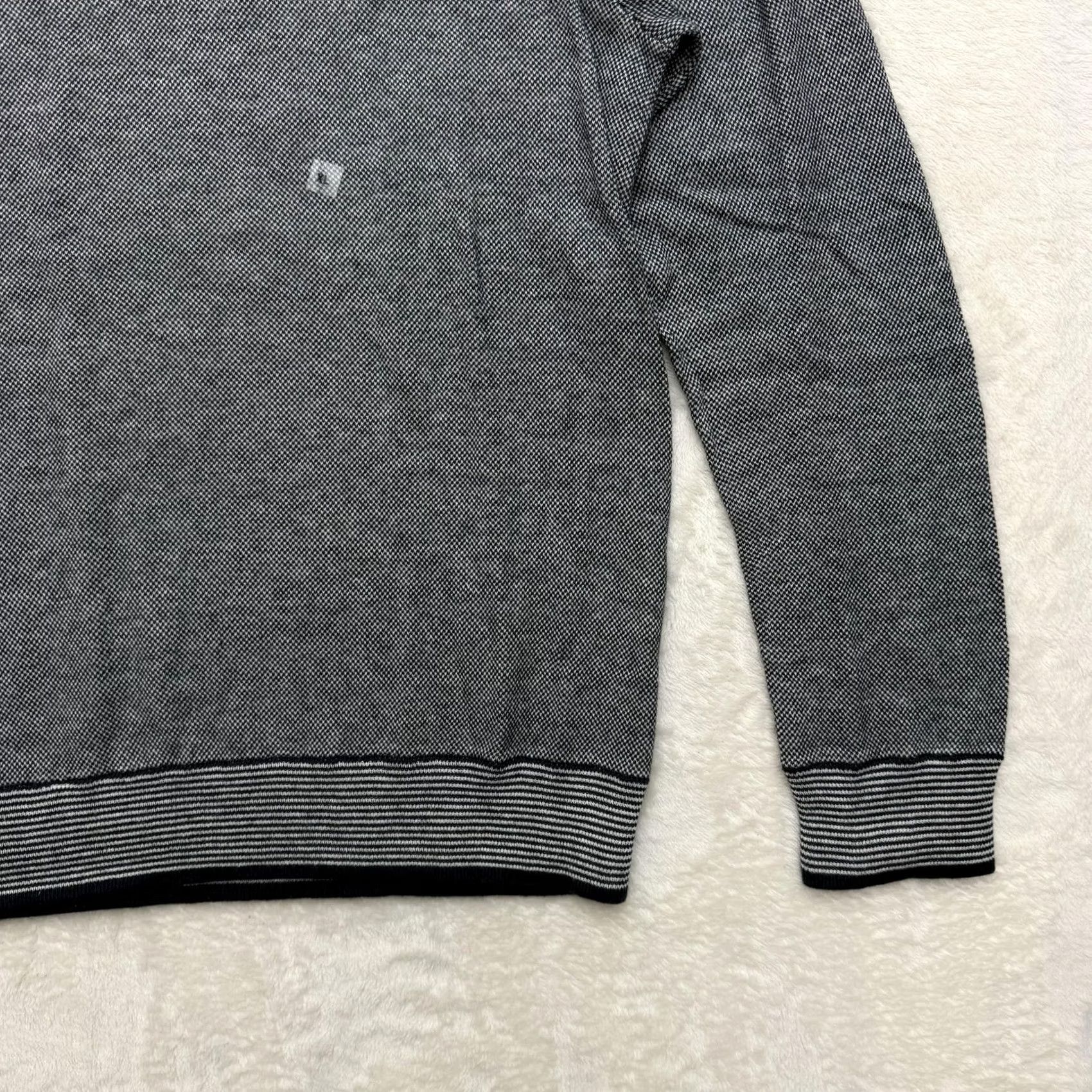 Express Express Sweater Mens XL Gray Hooded 100% Cotton Knit Lightweight Pullover Size US XL / EU 56 / 4 - 5 Thumbnail
