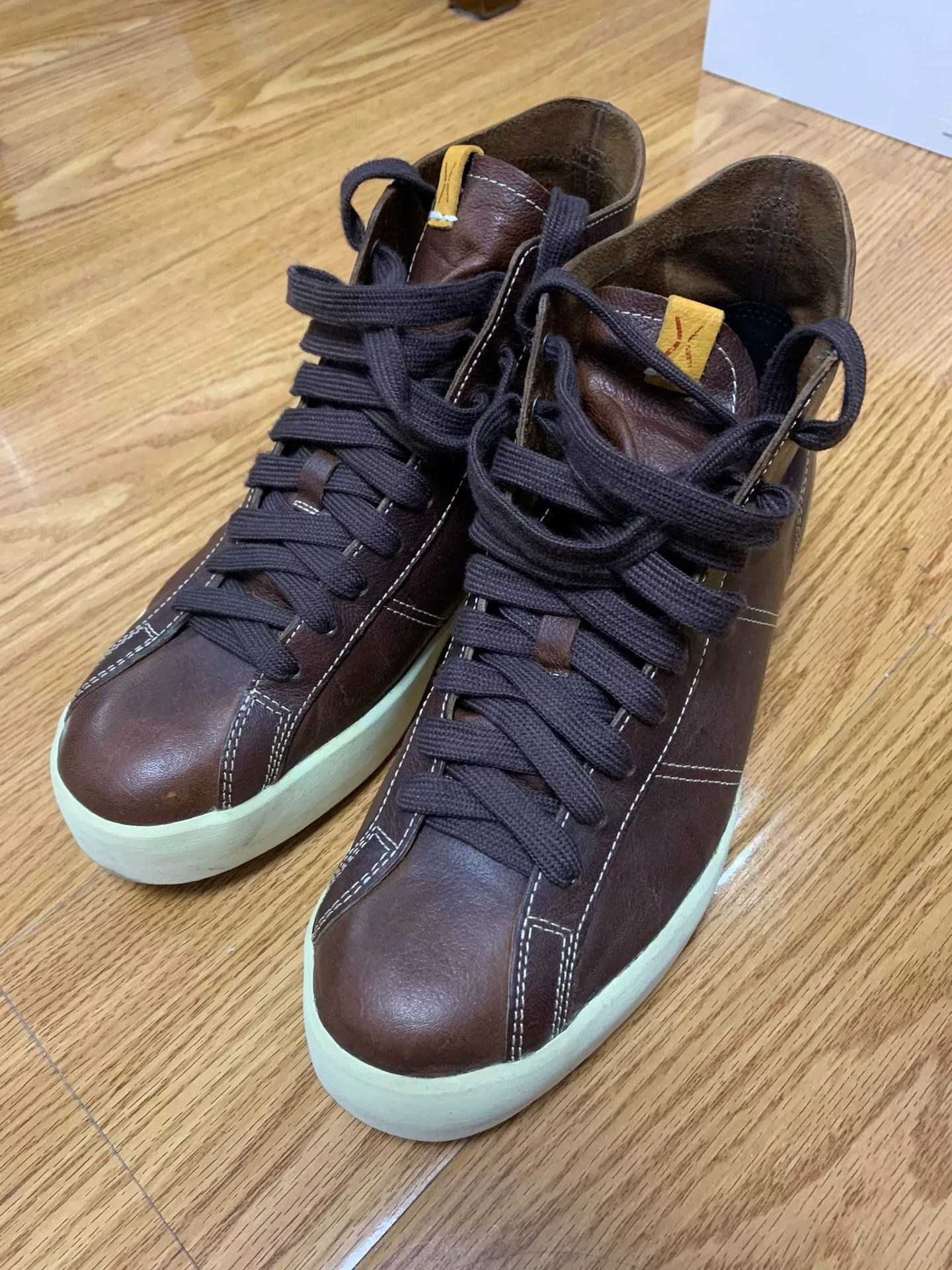 Visvim visvim foley hi folk kangaroo leather sneakers Size US 8.5 / EU 41-42 - 1 Thumbnail
