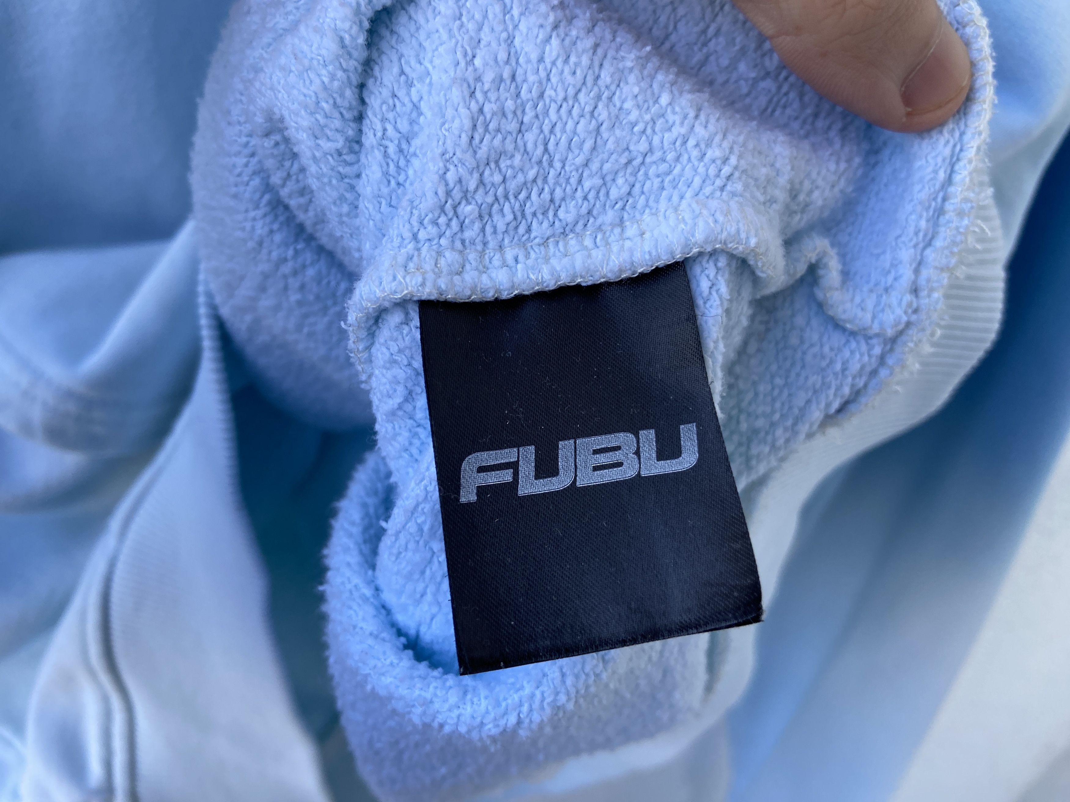 Fubu Fubu blue gradient embroidered oversize hoodie Size US M / EU 48-50 / 2 - 8 Thumbnail