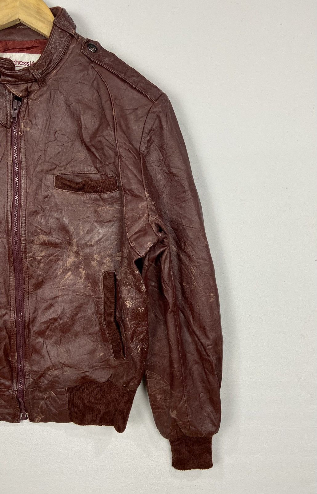 Other VINTAGE CHESS KING LEATHER JACKET Size US M / EU 48-50 / 2 - 2 Thumbnail