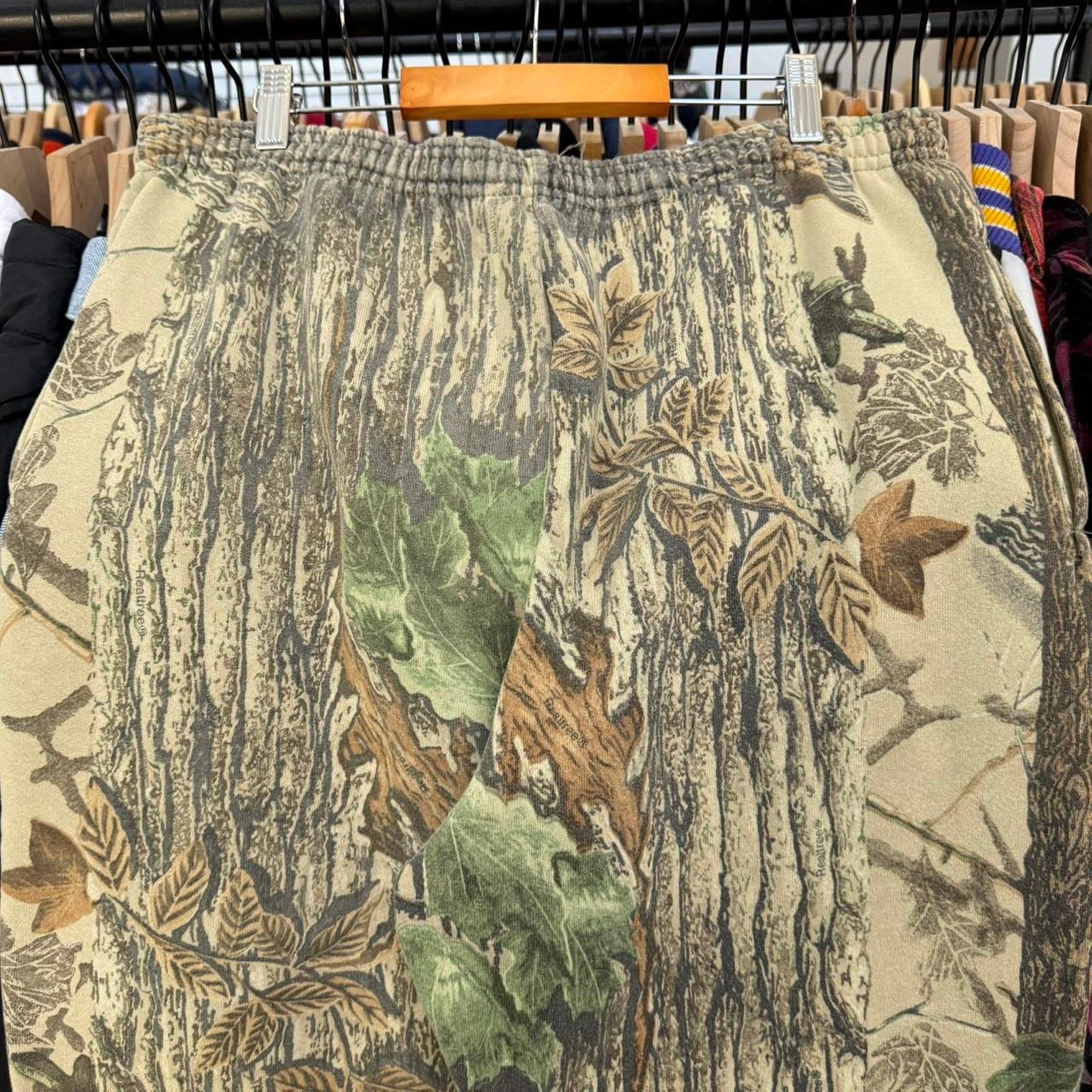 Other Vintage 90s Hunting Camo Baggy Sweatpants Size US 34 / EU 50 - 7 Thumbnail