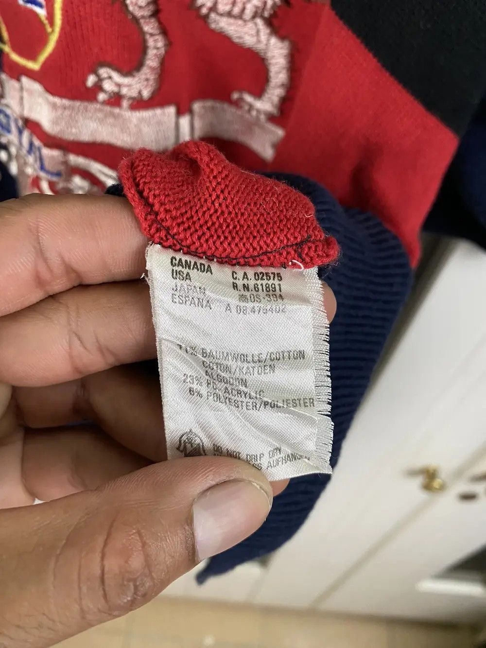 Japanese Brand × Vintage Vintage Knitwear Big Logo Size US L / EU 52-54 / 3 - 9 Thumbnail