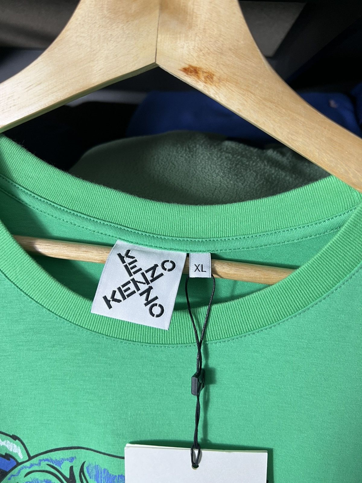 Kenzo 💚 NWT Kenzo Paris Tiger Classic T-Shirt Green Size XL Size US XL / EU 56 / 4 - 5 Thumbnail
