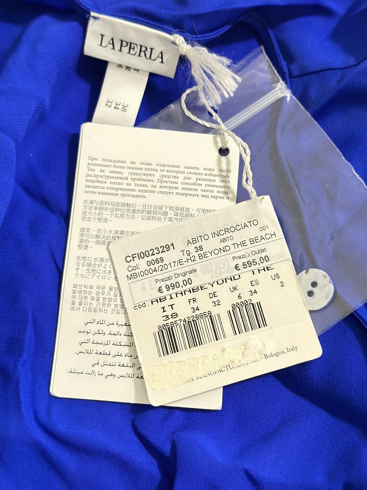 La Perla La Perla abito incrociato silk wrapped dress/pareo IT38 Size XS / US 0-2 / IT 36-38 - 3 Thumbnail