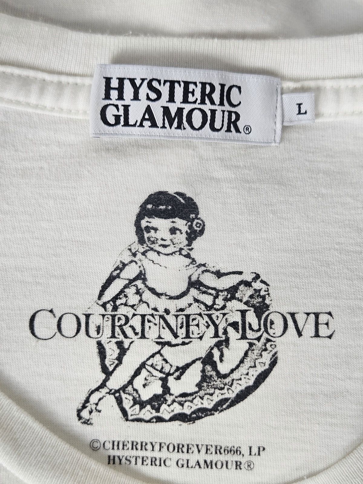Hysteric Glamour Hysteric Glamour Courtney Love Hole I Will be Swan shirt Size US L / EU 52-54 / 3 - 5 Thumbnail