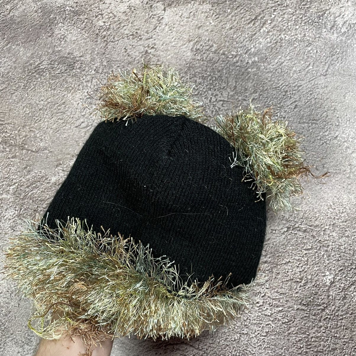 Vintage Vintage 90s Mohair Beanie Skeleton Hand Grunge Alt Faded OS Size ONE SIZE - 5 Thumbnail