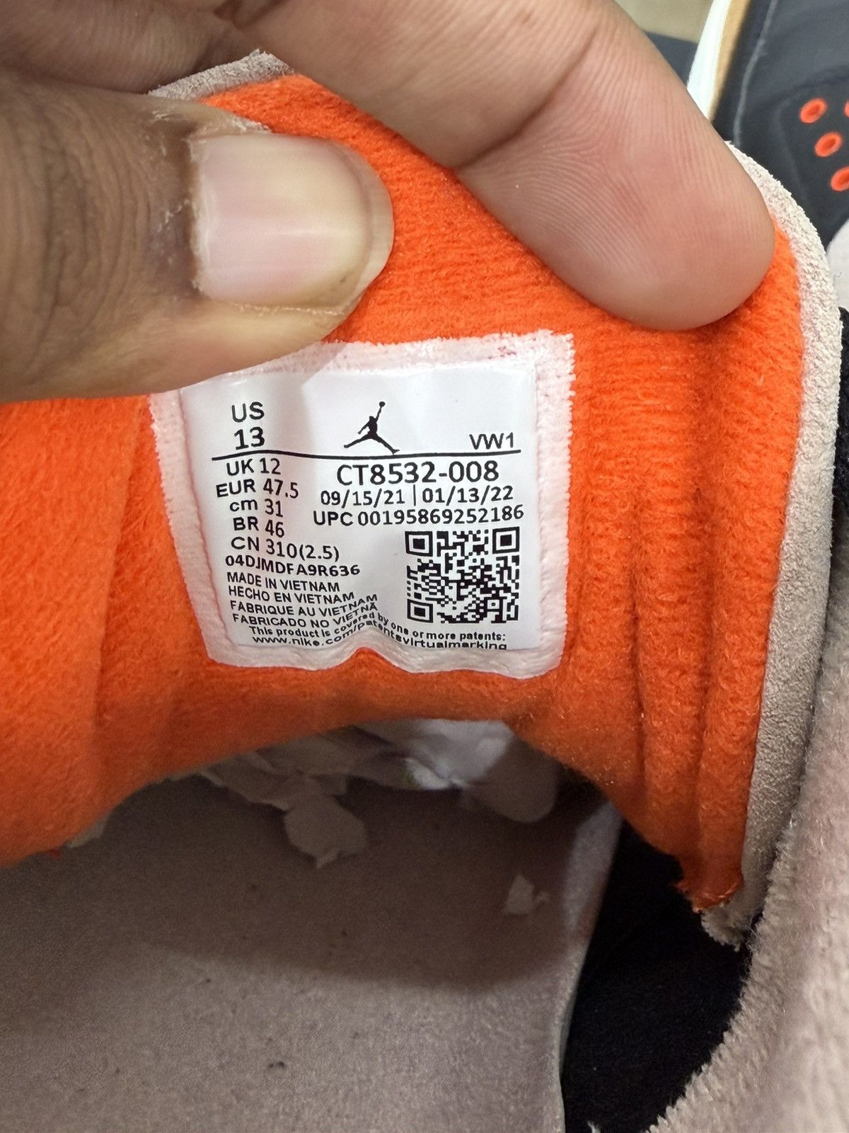 Jordan Brand Air Jordan 3 Desert Elephant Size 13 (2022) Size US 13 / EU 46 - 10 Thumbnail