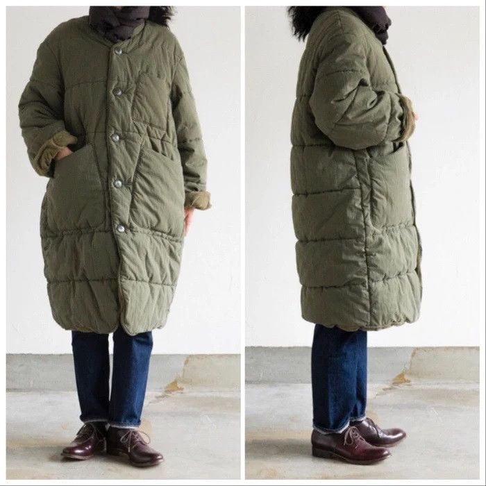 Kapital Kapital Ripstop Quilted Samu Coat - Khaki Green Size US L / EU 52-54 / 3 - 6 Thumbnail