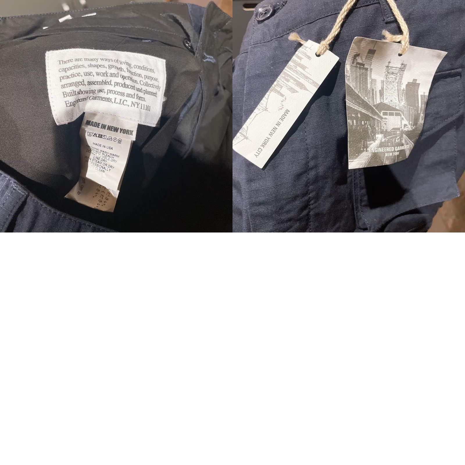 Engineered Garments Engineered Garments Fatigue Pants Short Cotton Ripstop L Black Pre-owned Size Size US 33 - 8 Thumbnail