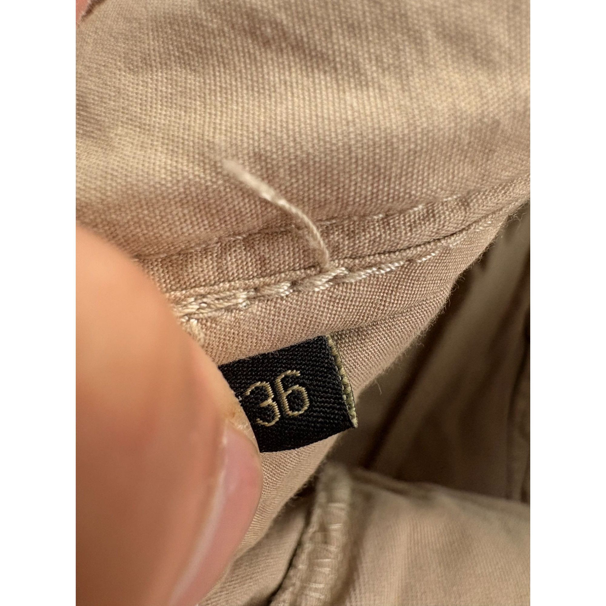 Napapijri NAPAPIJRI Men’s Cargo Pants Size W36 Beige Khaki Military Ta Size US 36 / EU 52 - 8 Thumbnail