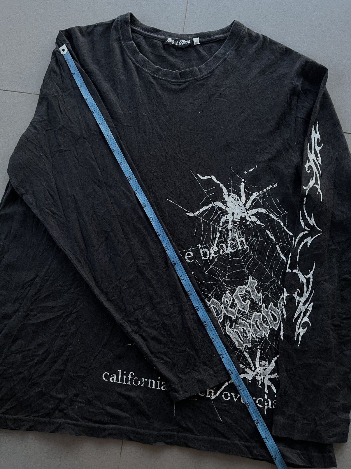 If Six Was Nine × KMRii × Yasuyuki Ishii JAPANESE RESPECT WAVE POEM GOTHIC SEDITIONARIES PUNK STYLE Size US L / EU 52-54 / 3 - 10 Thumbnail