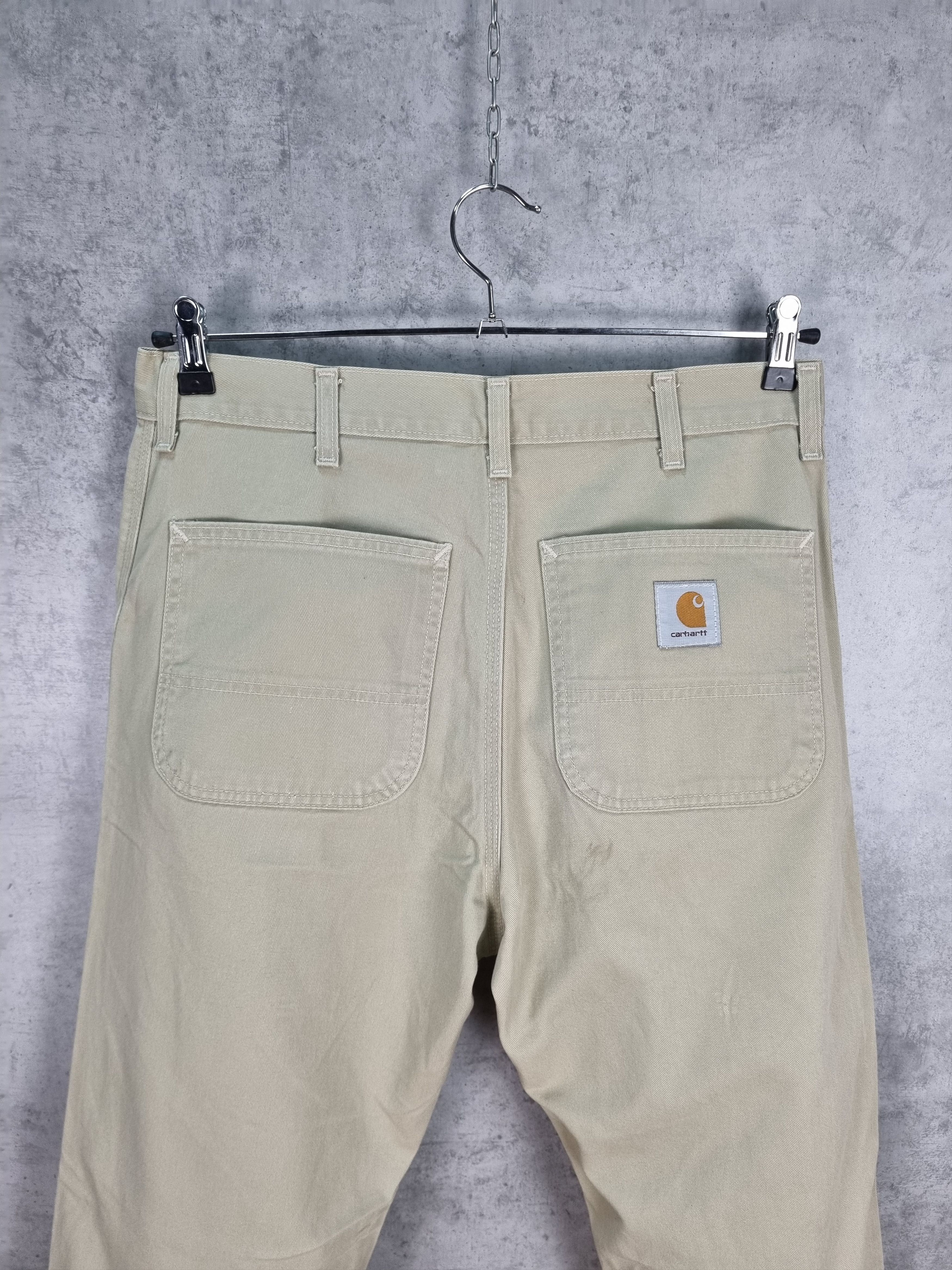 Vintage Carhartt Casual Beige Pants Size US 32 / EU 48 - 4 Thumbnail
