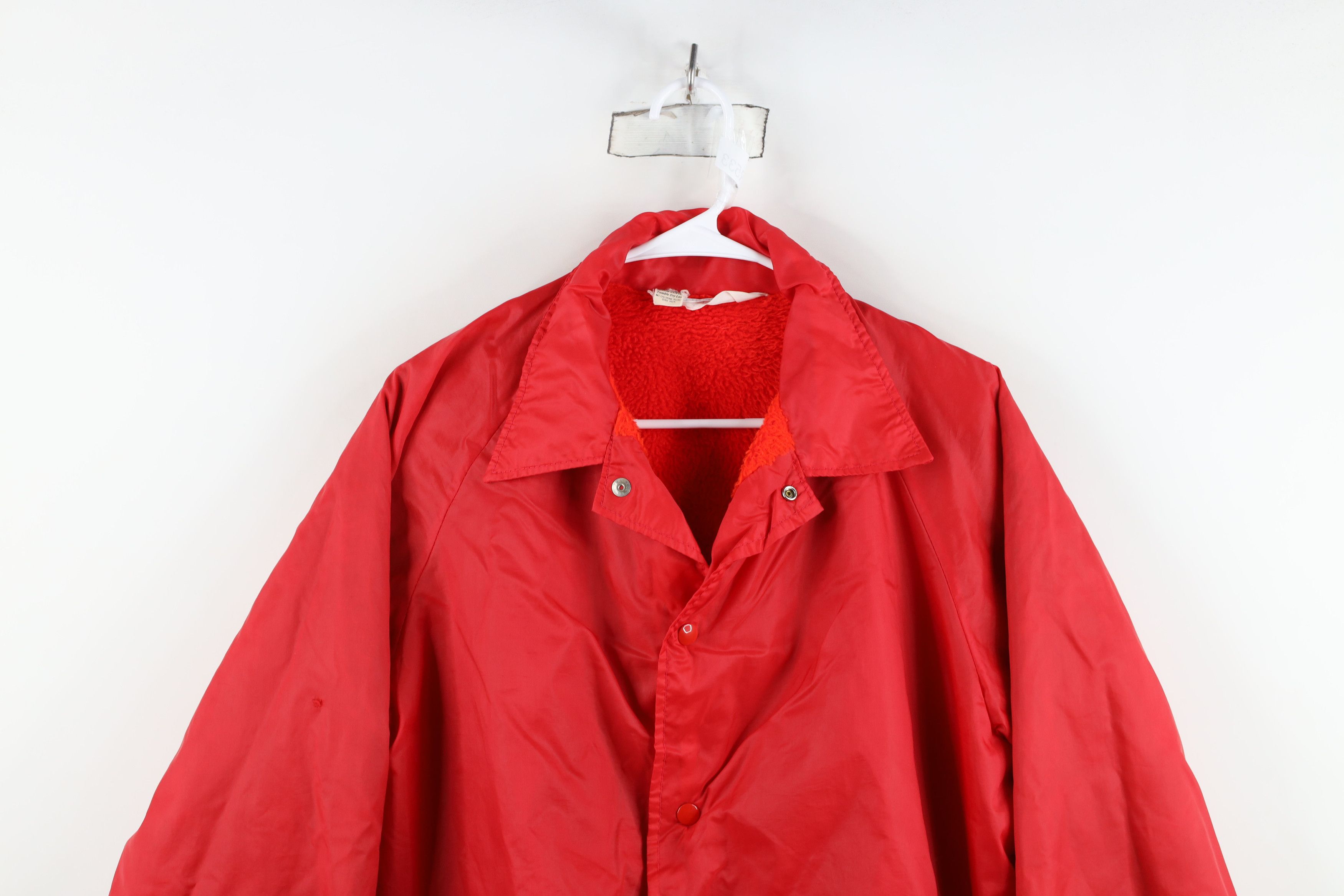 Vintage Vintage 60s 70 Streetwear Lined Coach Coaches Jacket Red USA Size US L / EU 52-54 / 3 - 2 Thumbnail