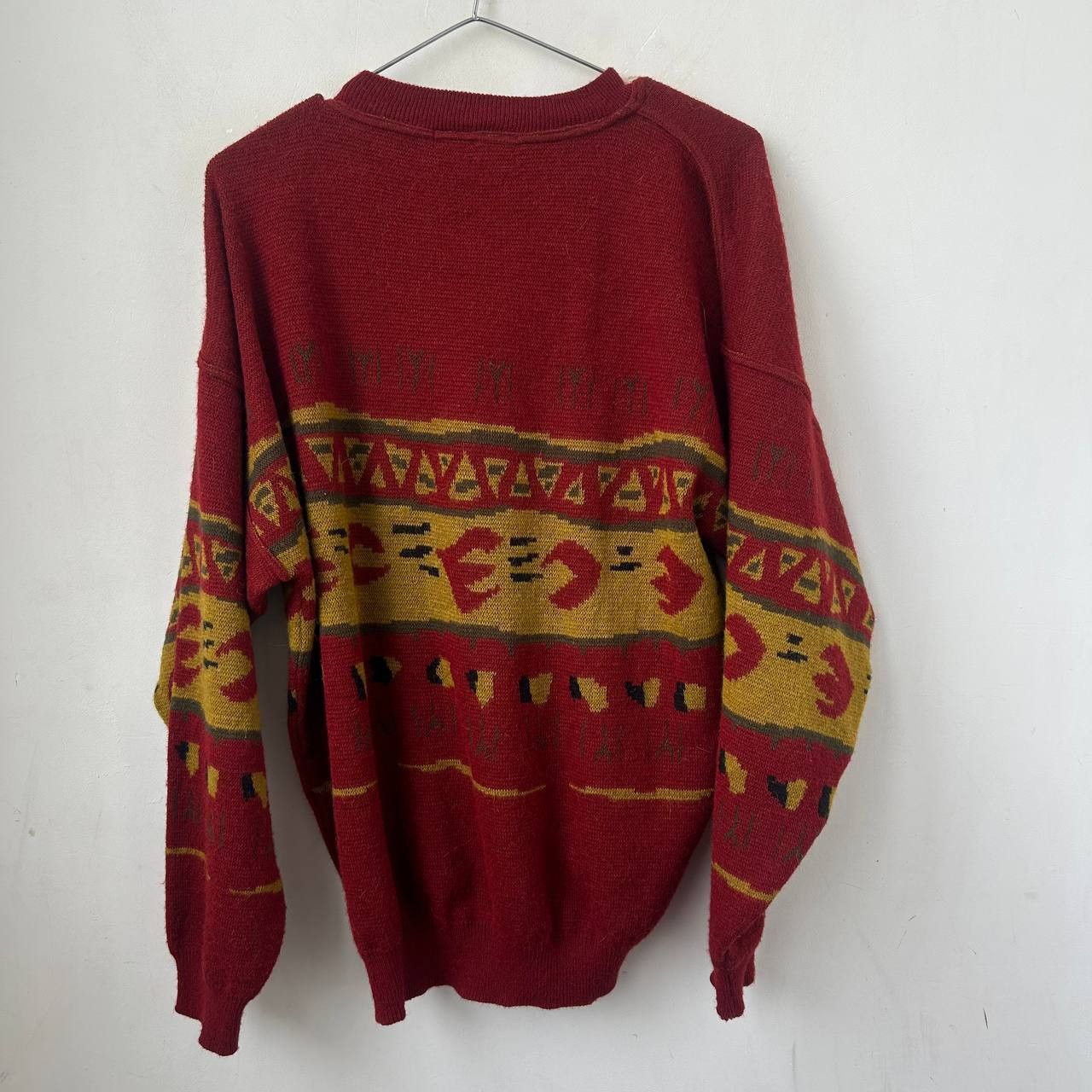 Vintage VTG Coloured alpaka Italy sweater #1330 Size US M / EU 48-50 / 2 - 5 Thumbnail
