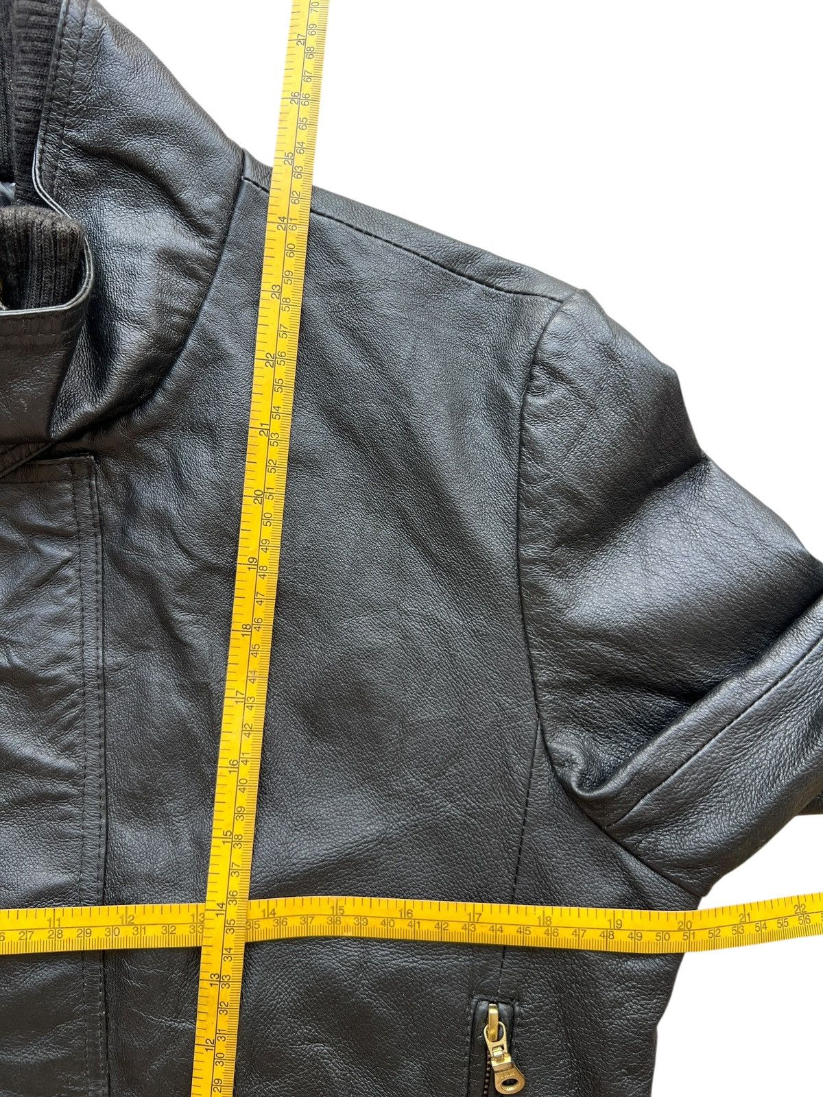 URBAN RESEARCH DOORS Urban Research Japan Black Zipper Leather Jacket Size US S / EU 44-46 / 1 - 15 Thumbnail