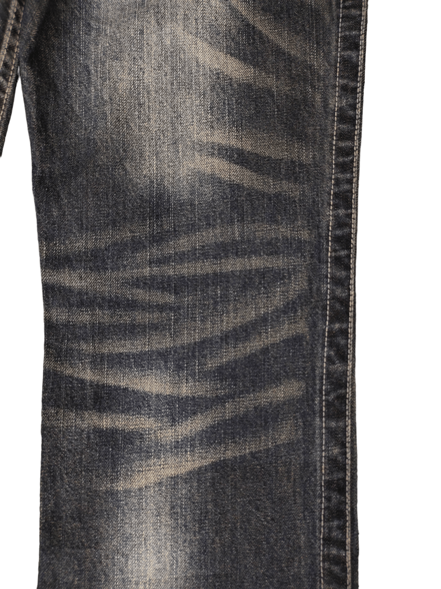 semanticdesign Flare Jeans Semantic Design Distress Faded Bootcut Denim Size US 34 / EU 50 - 16 Thumbnail
