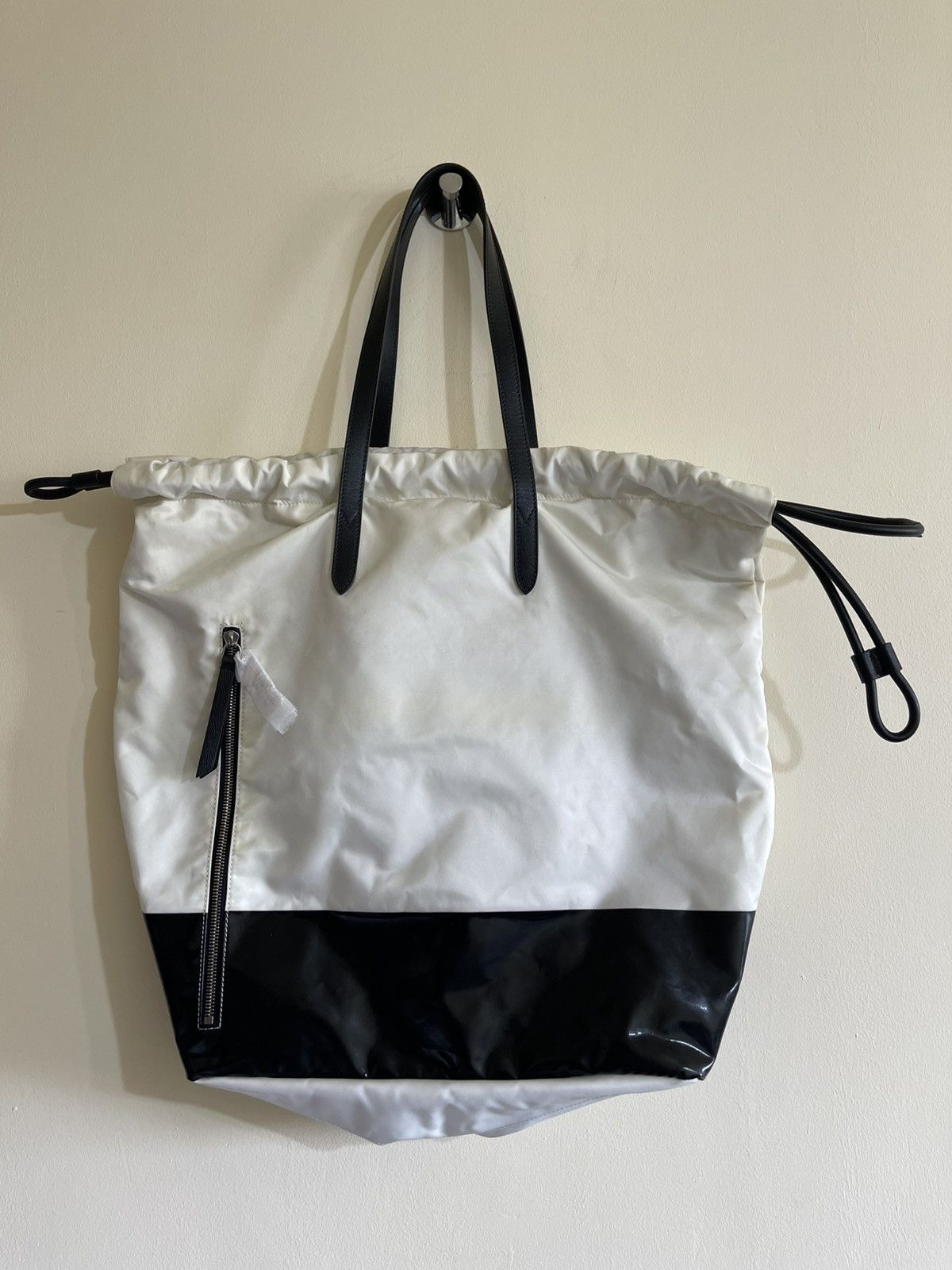 Moncler Moncler Flamenne Tote leather shopping bag embossed luxury Size ONE SIZE - 17 Thumbnail
