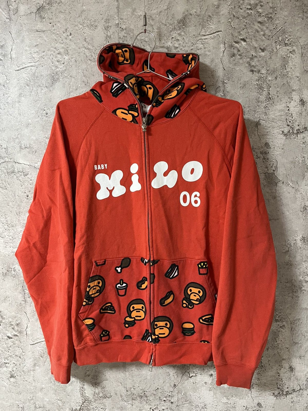 Bape bape 2006SS milo junk food hoodie Size US M / EU 48-50 / 2 - 2 Thumbnail