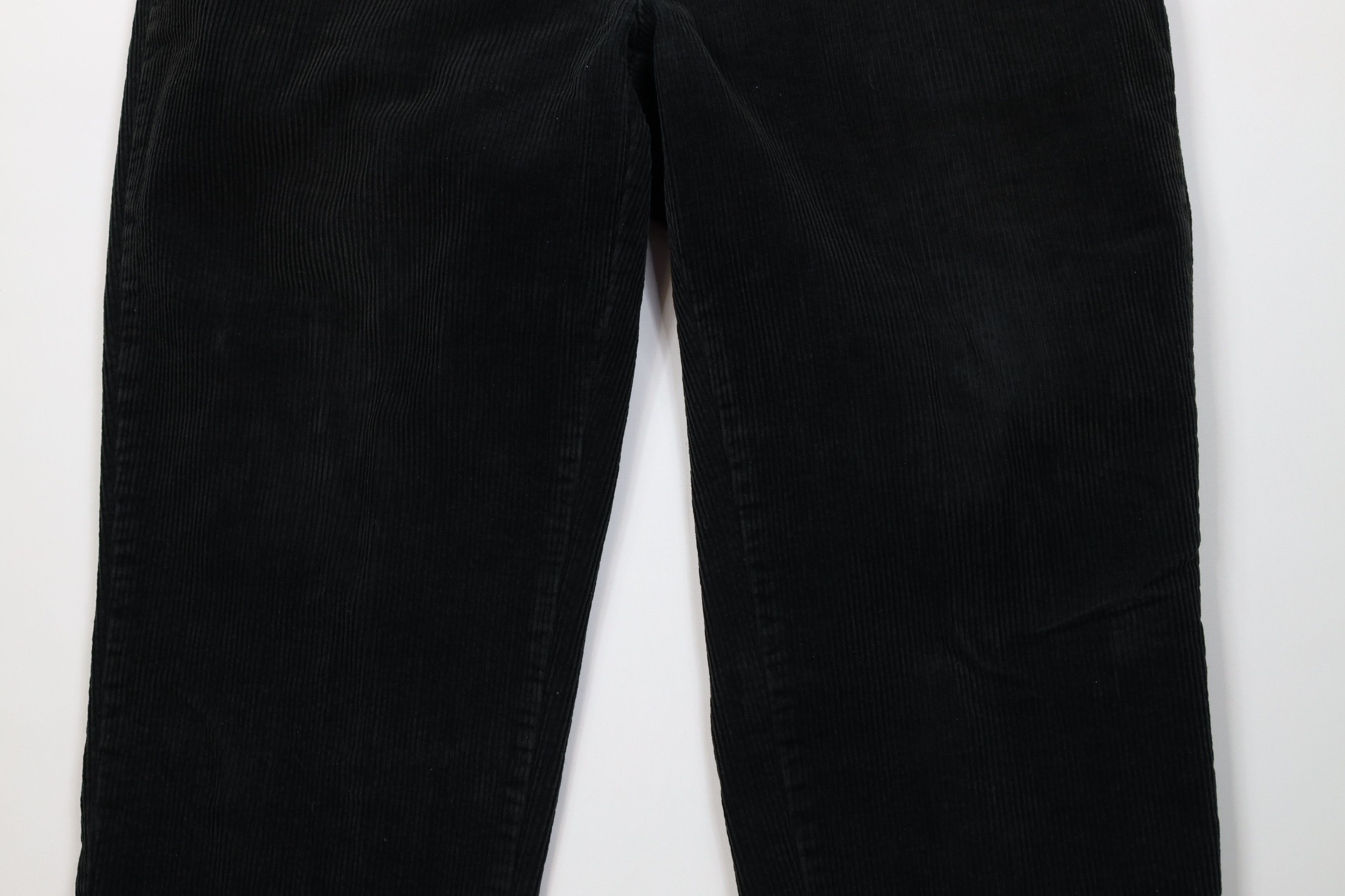 Ralph Lauren Vintage 90s Ralph Lauren Wide Leg Corduroy Chino Pants Black Size US 38 / EU 54 - 4 Thumbnail