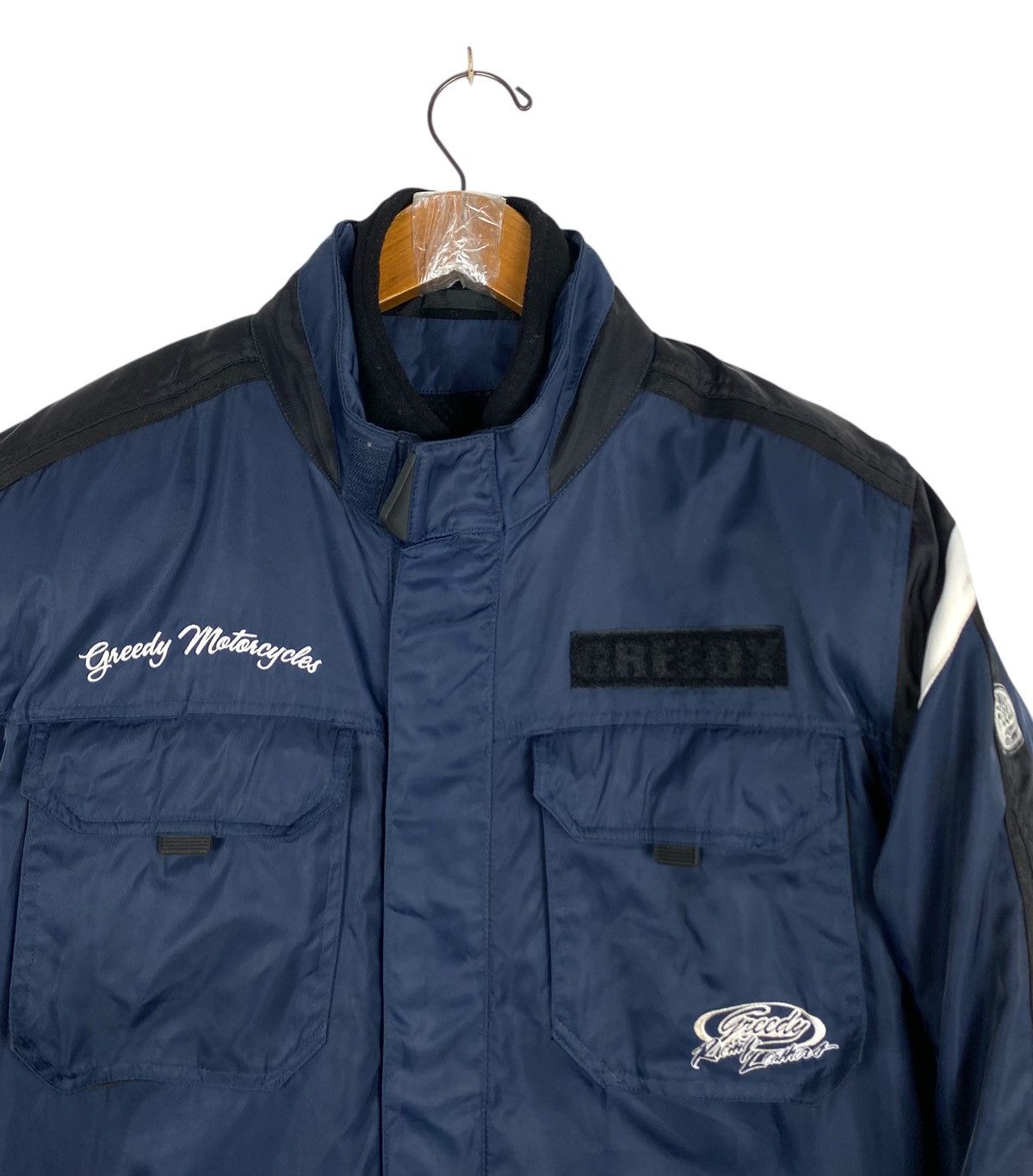 Japanese Brand Rare‼️ Vintage Greedy Racing Motorcycle Jacket Size US L / EU 52-54 / 3 - 6 Thumbnail