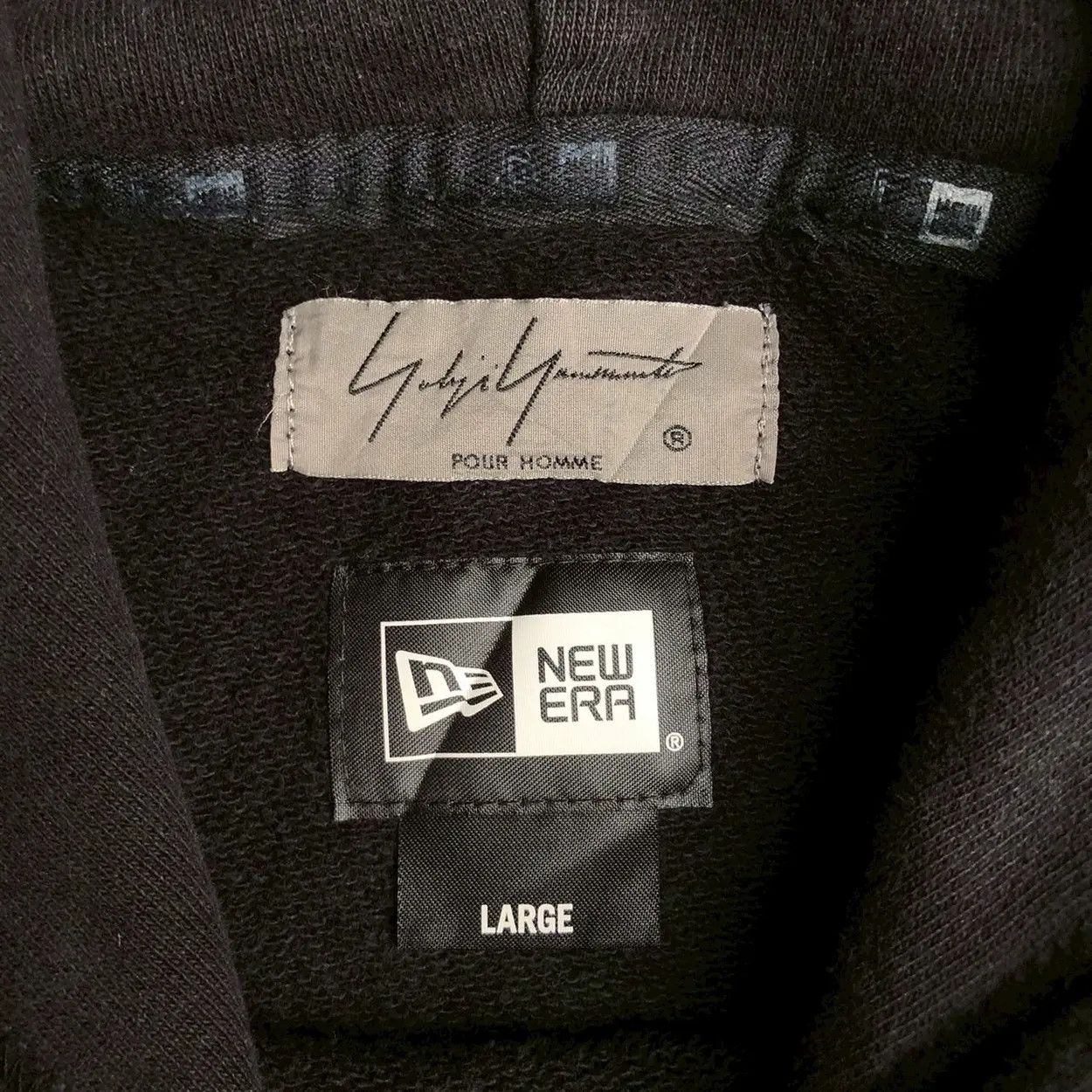 New Era x Yohji Yamamoto Embroidered Logo Hoodie