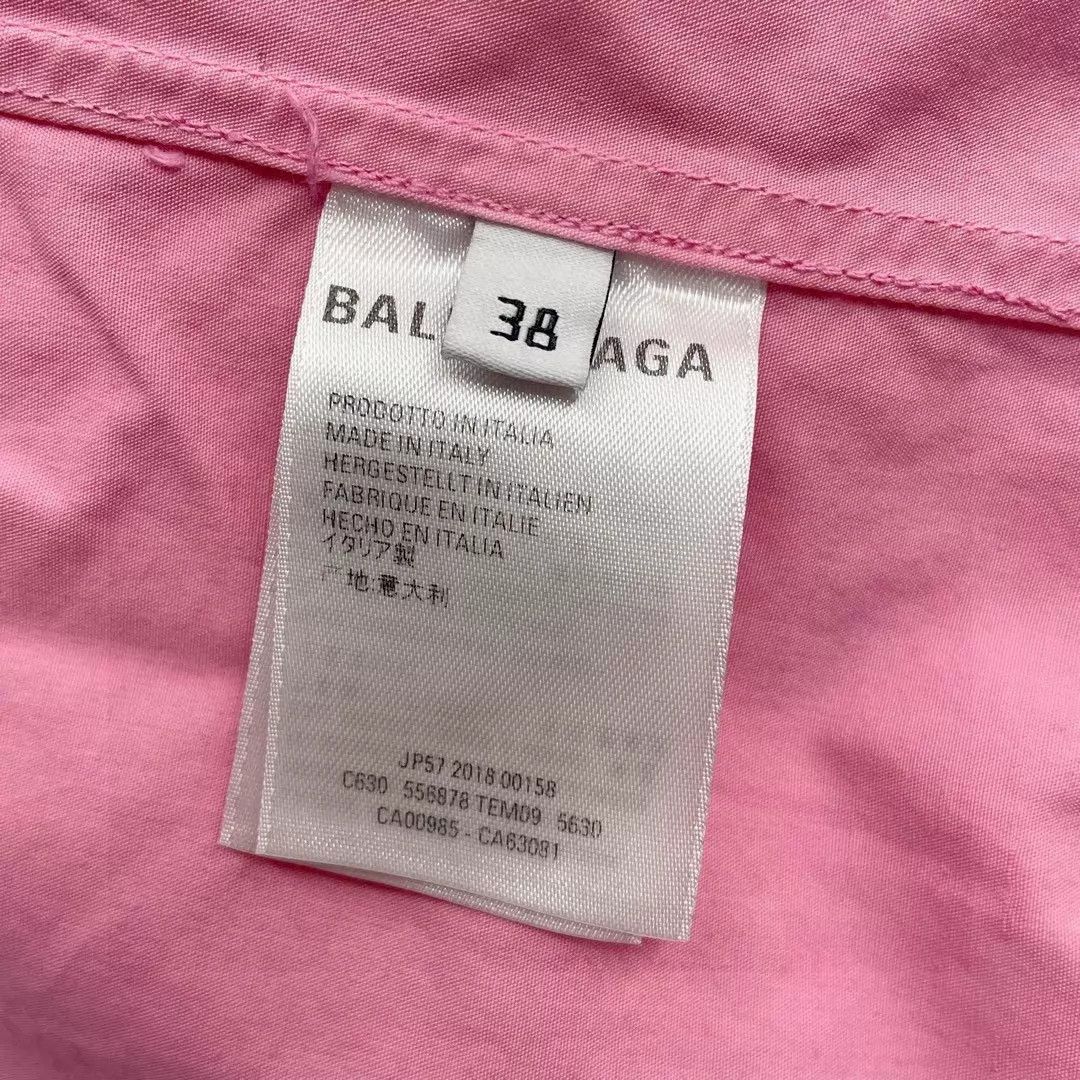 Balenciaga Balenciaga Pink Youthful Casual Shirt Size 38 Size US S / EU 44-46 / 1 - 6 Thumbnail