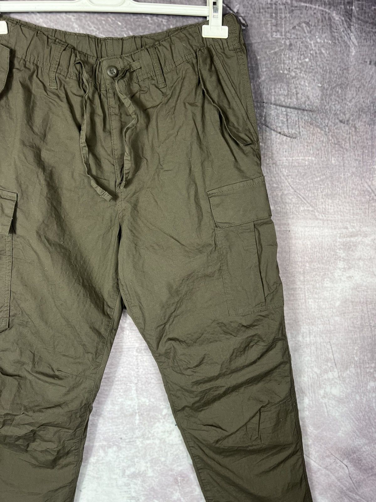 H&M Technical Khaki Cargo Pants Gorpcore/Military Style Y2K Size US 32 / EU 48 - 4 Thumbnail