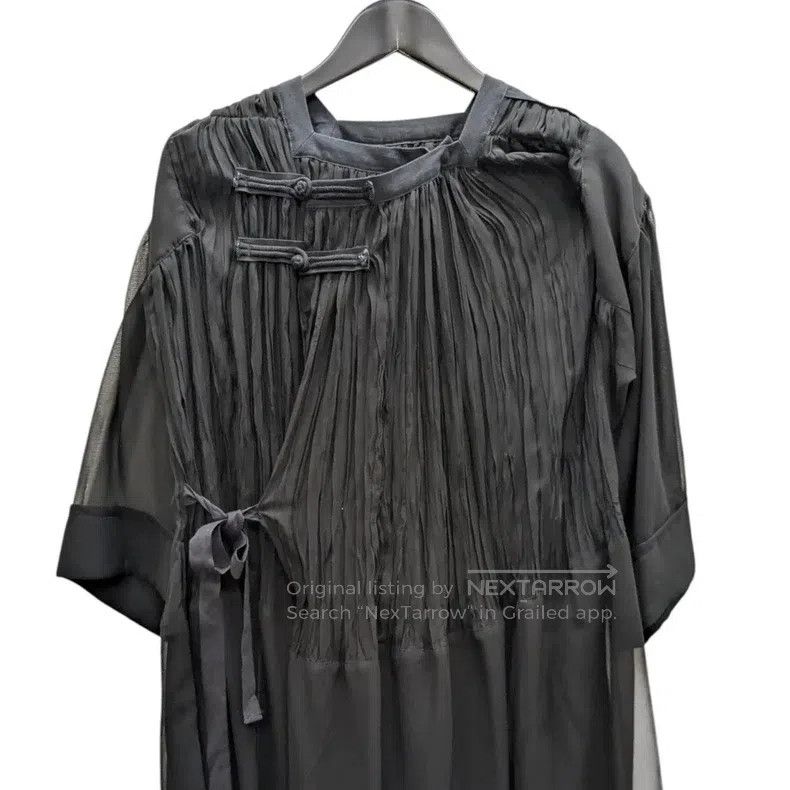 Comme des Garcons Comme Des Garcons Chinese-style dress with pleats and frog Size S / US 4 / IT 40 - 2 Thumbnail