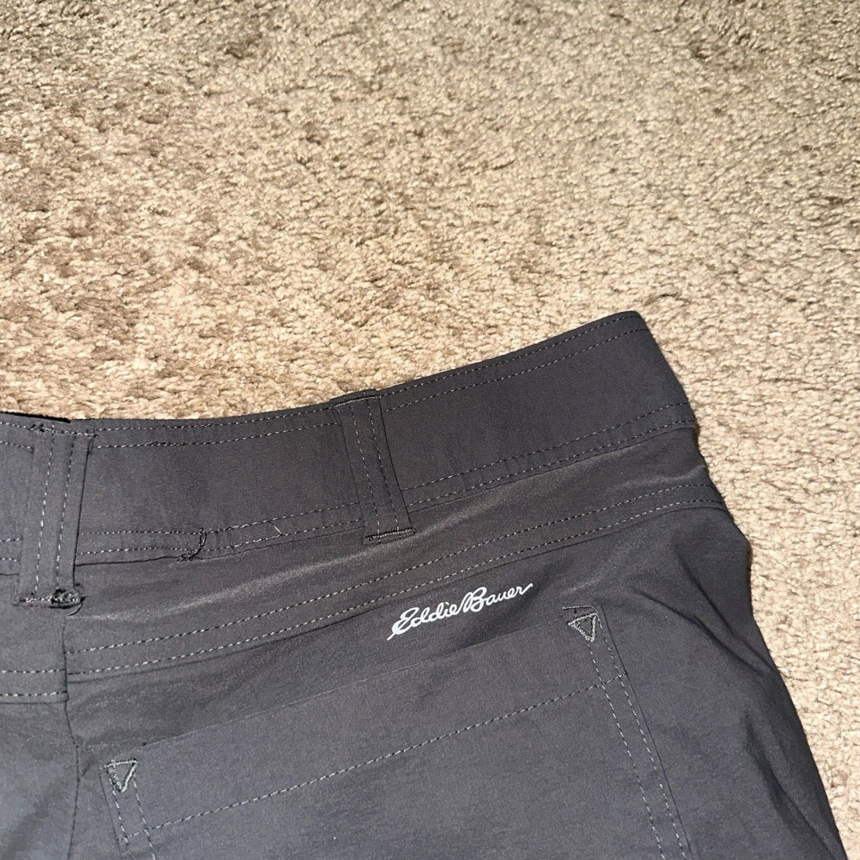 Eddie Bauer Eddie Bauer Travex Pants Womens 33W Outdoor Hiking Performance Lightweight Black Cropped Regular Pockets Mens Womens Girls? Size 24" / US 00 / IT 34 - 5 Thumbnail
