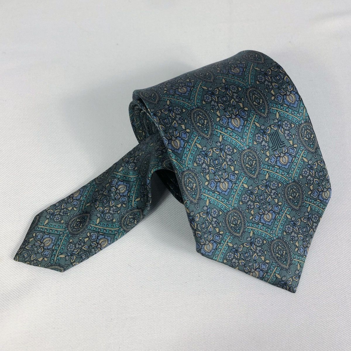Lanvin Rare Vintage Lanvin Paris Paisley Silk Tie Size ONE SIZE - 10 Thumbnail