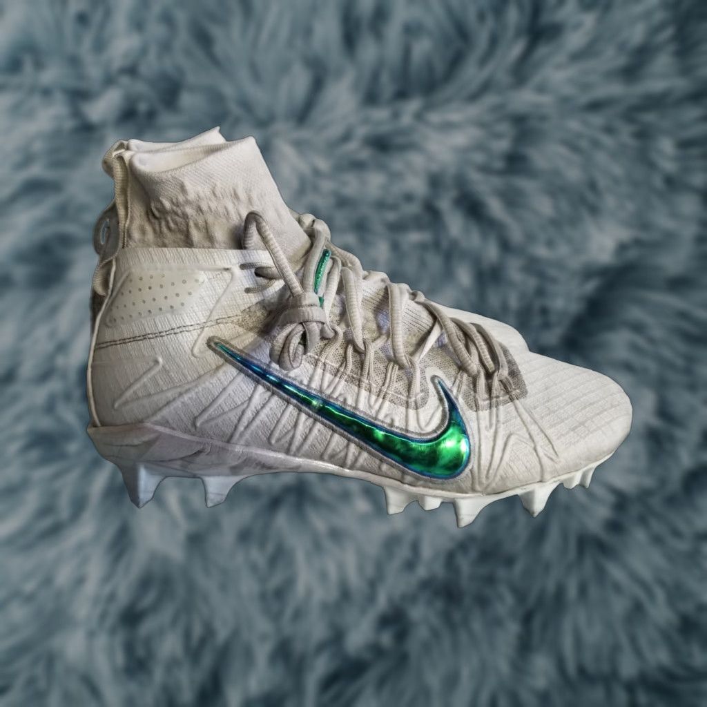 Nike Nike Alpha Huarache 7 Sneaker Men 8.5 White Mid Top Lacrosse Athletic Shoe Size US 9 / EU 42 - 1 Thumbnail